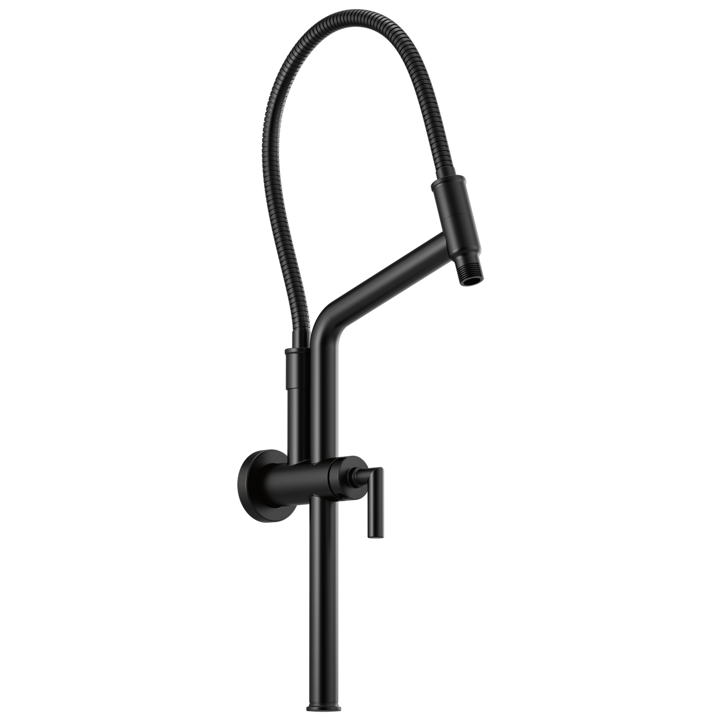 Brizo Universal Showering: 10 7/16" Linear Round Slide Bar Shower Arm And Flange