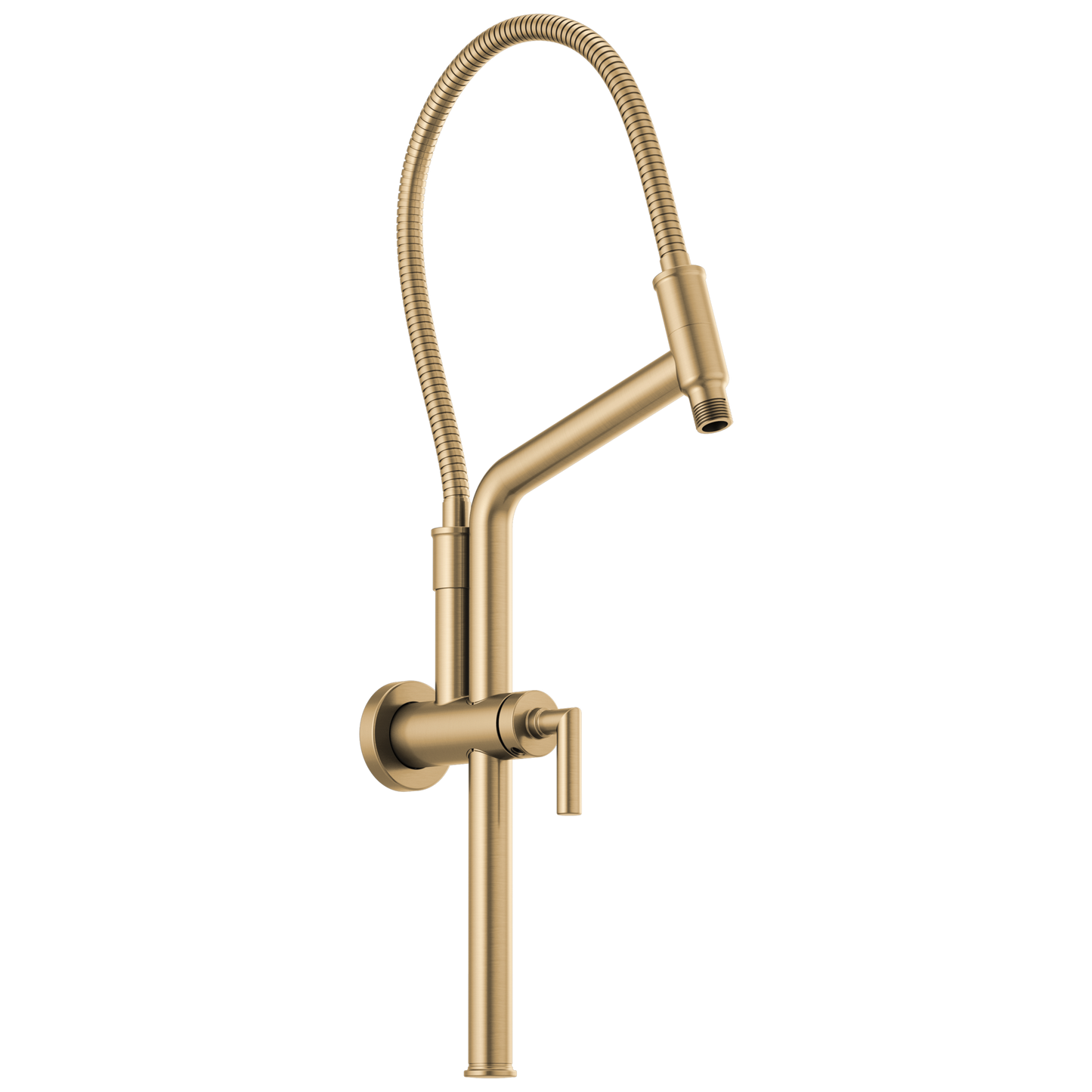 Brizo Universal Showering: 10 7/16" Linear Round Slide Bar Shower Arm And Flange