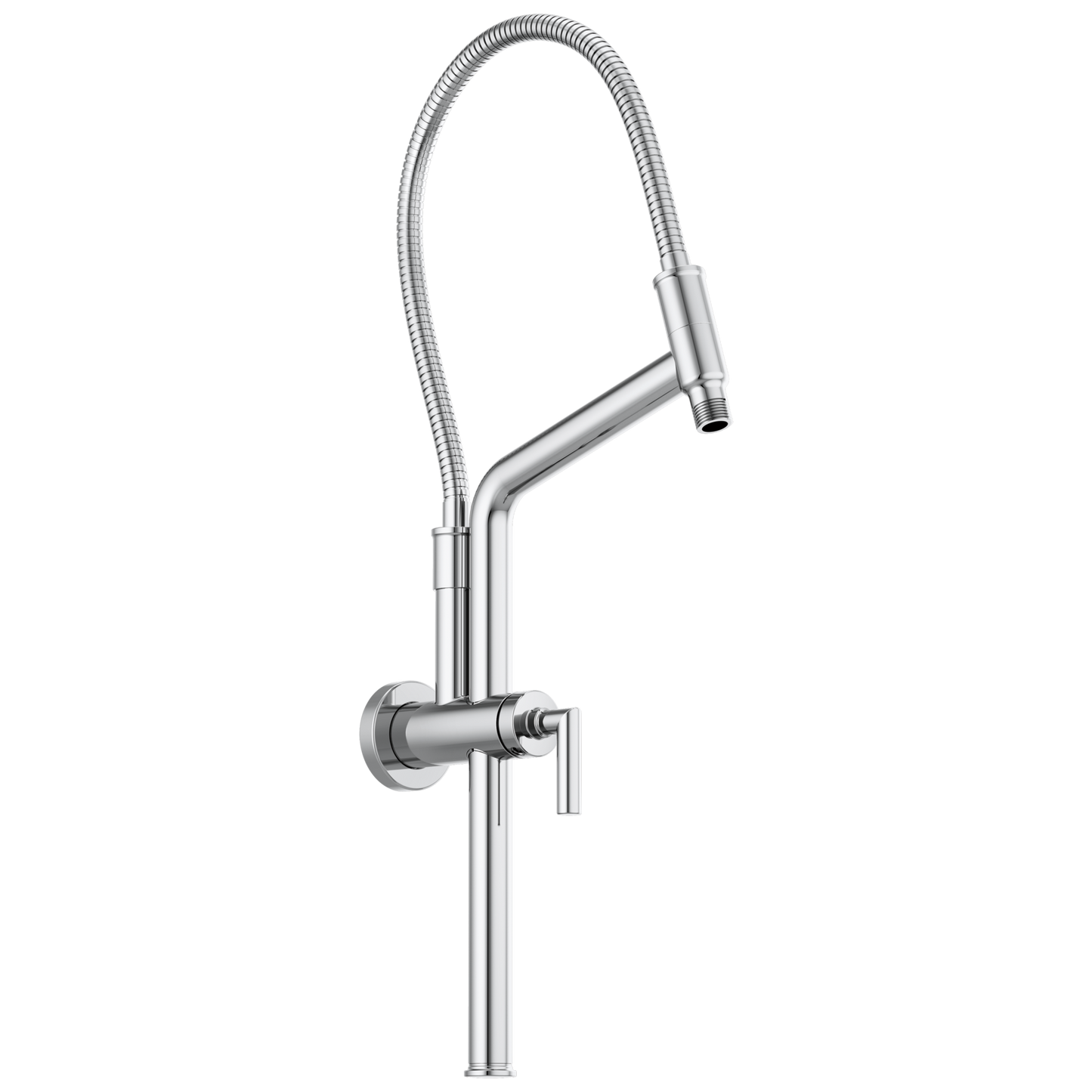 Brizo Universal Showering: 10 7/16" Linear Round Slide Bar Shower Arm And Flange