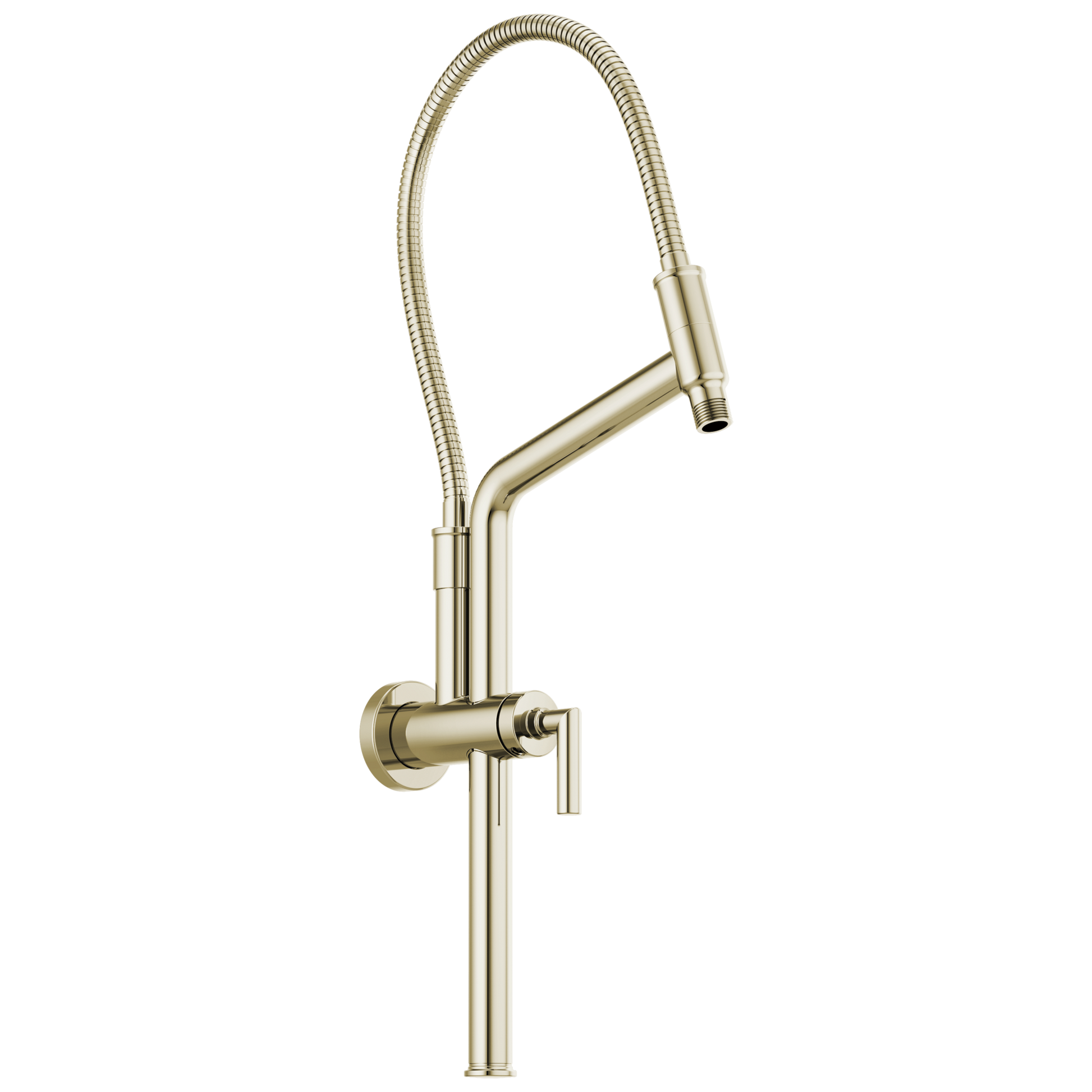Brizo Universal Showering: 10 7/16" Linear Round Slide Bar Shower Arm And Flange