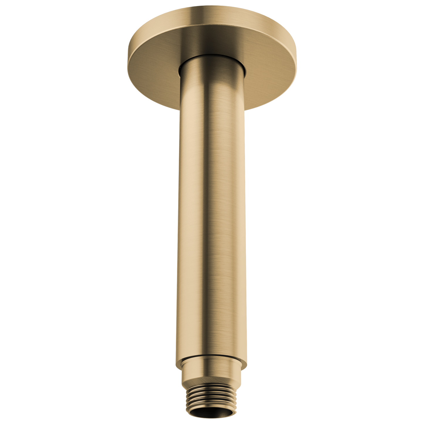 Brizo Brizo Kintsu™: 6" Dual Waterway Ceiling Mount Shower Arm and Round Flange