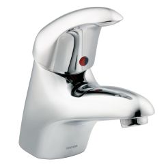 Moen 8419F05 Single Handle Single Hole Bathroom Faucet from the M-Dura Collection in Chrome