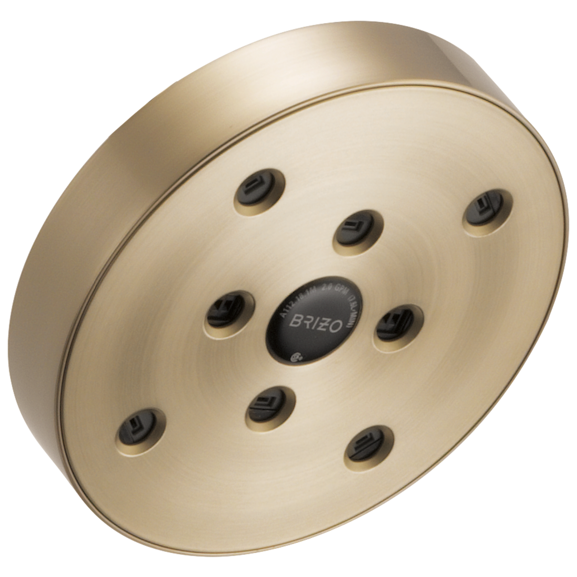 Brizo Universal Showering: 5" Linear Round H<sub>2</sub>Okinetic<sup></sup> Single Function Wall Mount Showerhead