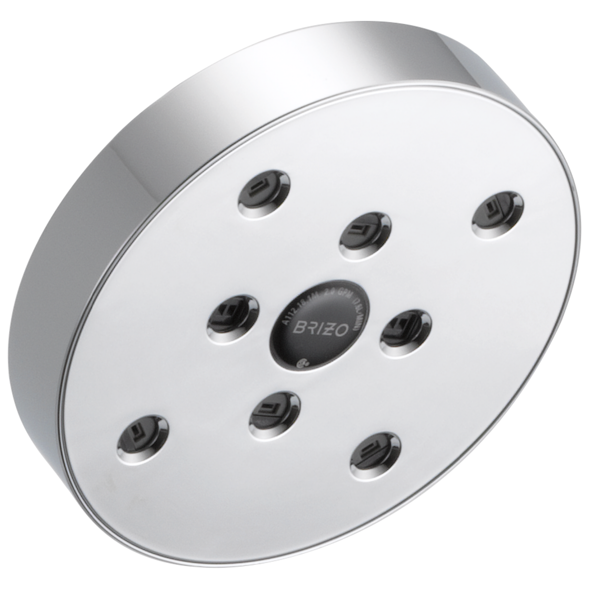 Brizo Universal Showering: 5" Linear Round H<sub>2</sub>Okinetic<sup></sup> Single Function Wall Mount Showerhead