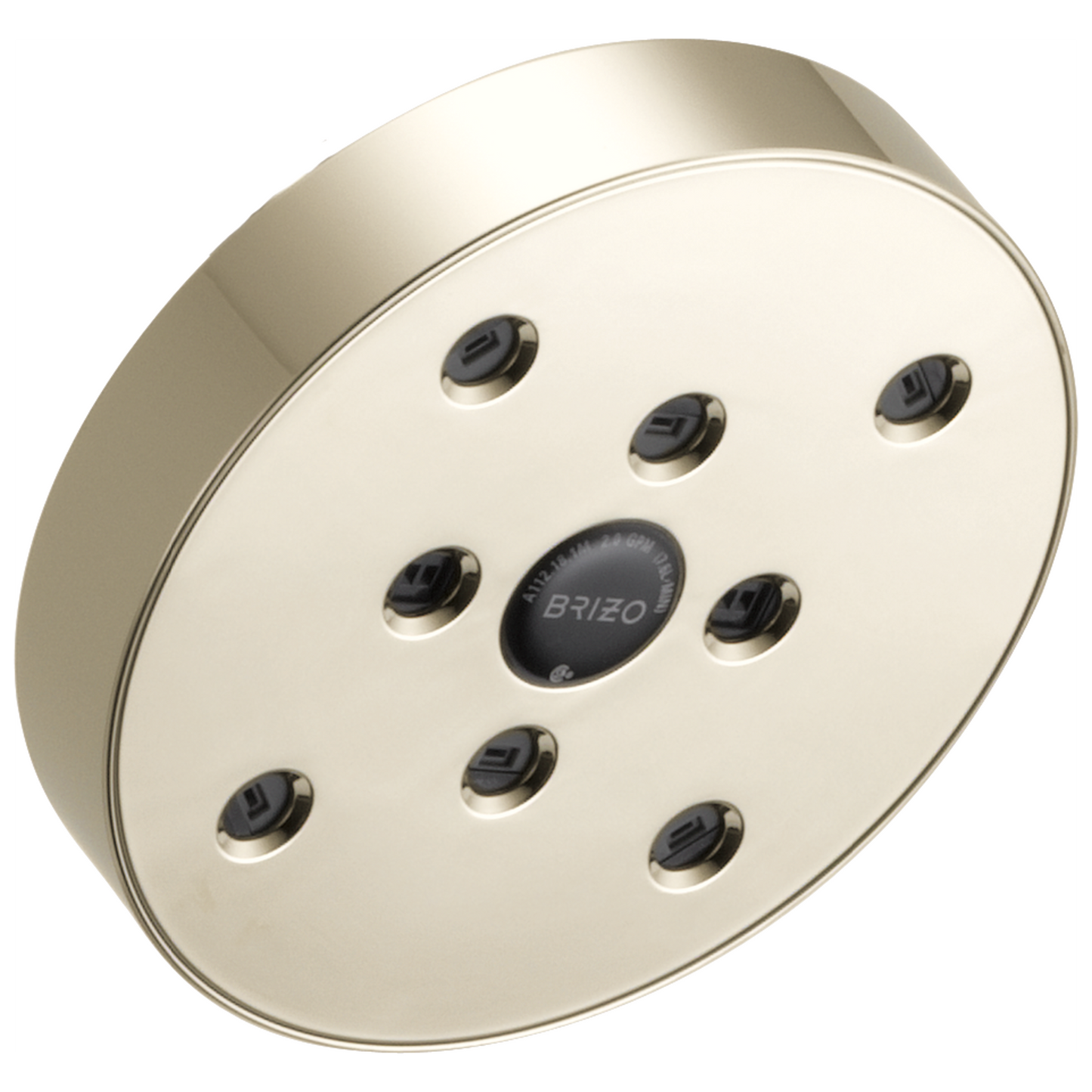 Brizo Universal Showering: 5" Linear Round H<sub>2</sub>Okinetic<sup></sup> Single Function Wall Mount Showerhead