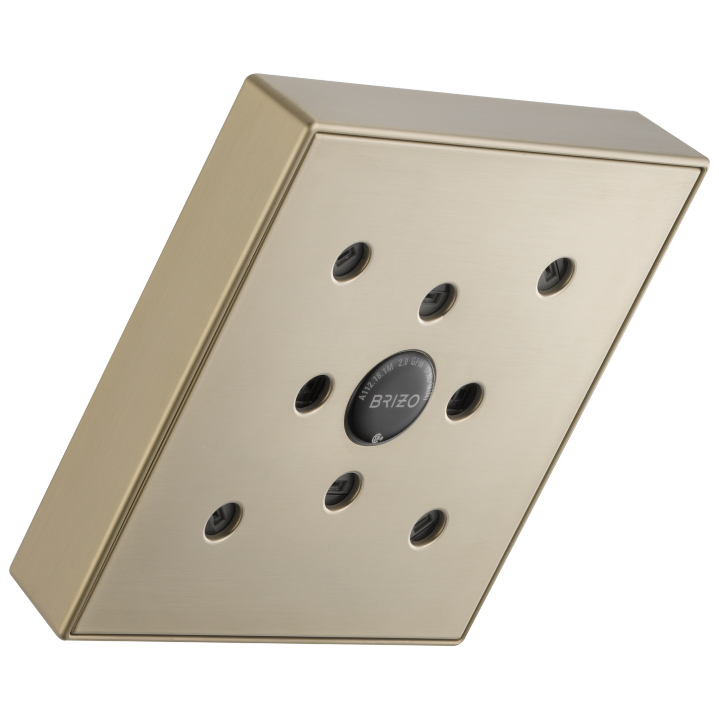 Brizo Universal Showering: 5” Linear Square H<sub>2</sub>Okinetic<sup></sup> Single Function Wall Mount Showerhead