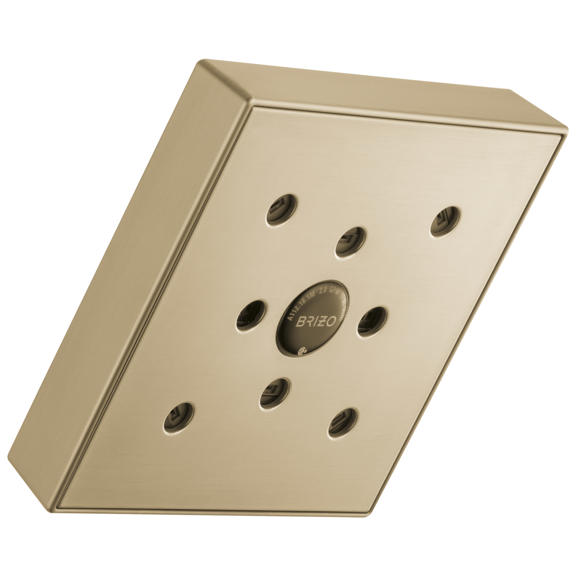 Brizo Universal Showering: 5” Linear Square H<sub>2</sub>Okinetic<sup></sup> Single Function Wall Mount Showerhead