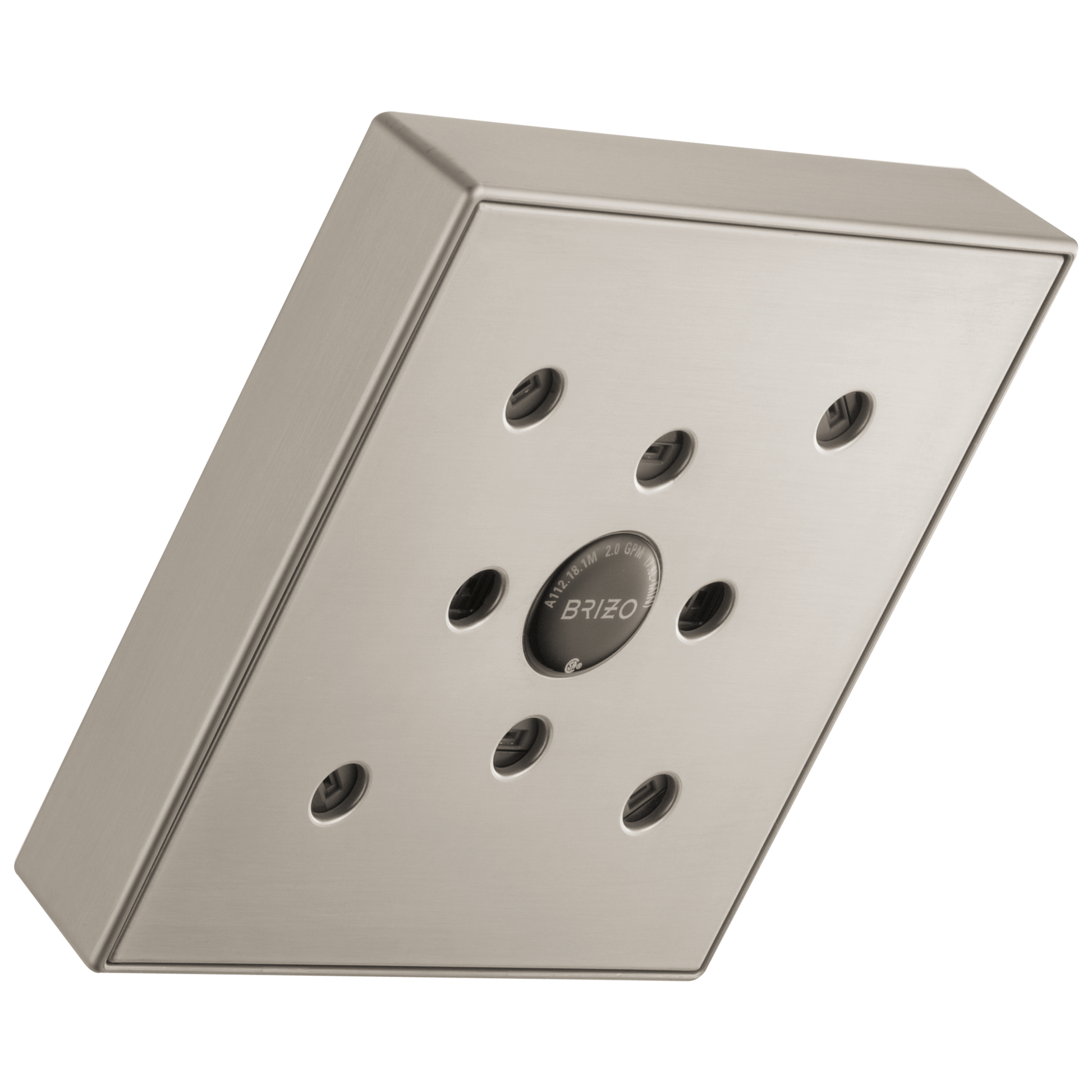 Brizo Universal Showering: 5” Linear Square H<sub>2</sub>Okinetic<sup></sup> Single Function Wall Mount Showerhead