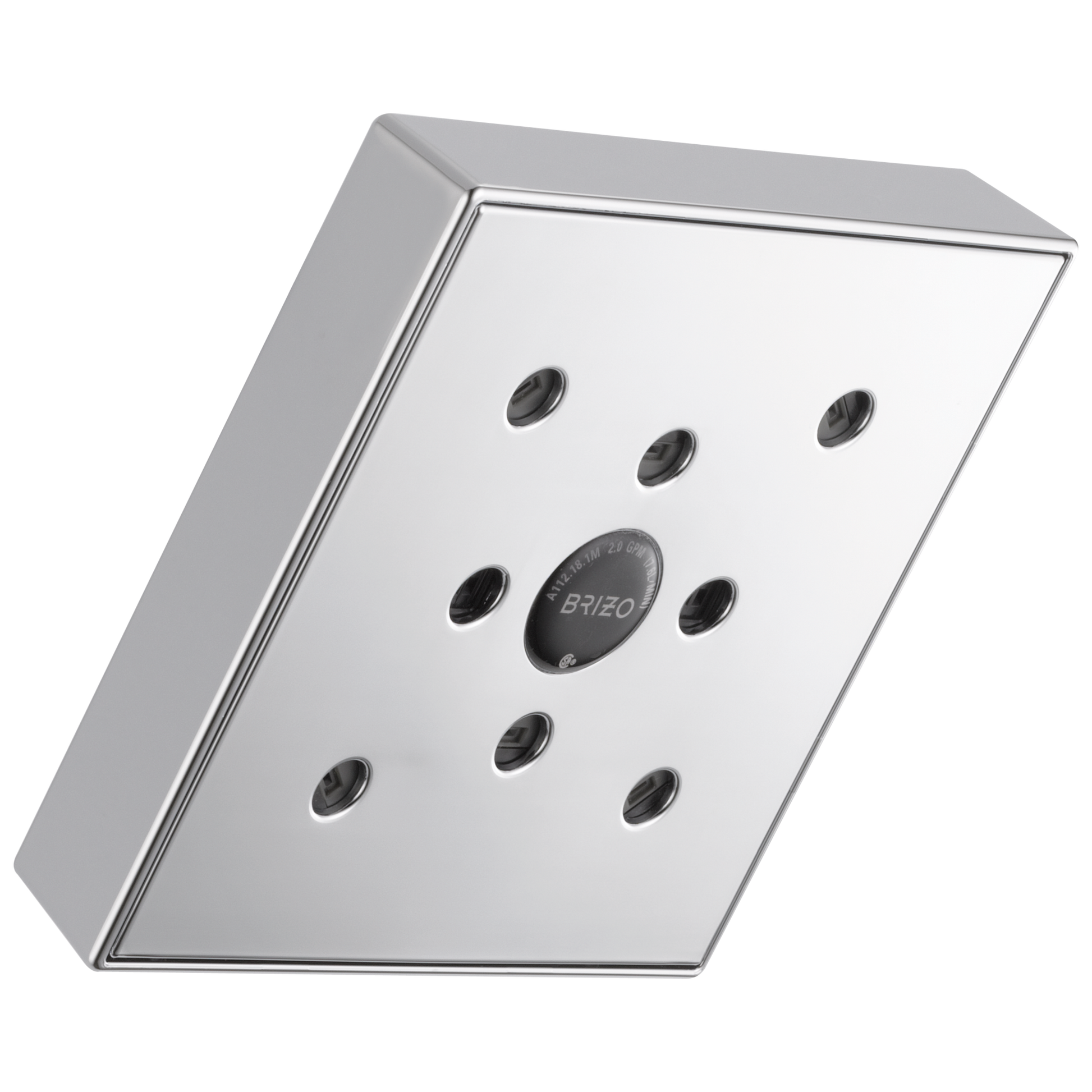 Brizo Universal Showering: 5” Linear Square H<sub>2</sub>Okinetic<sup></sup> Single Function Wall Mount Showerhead