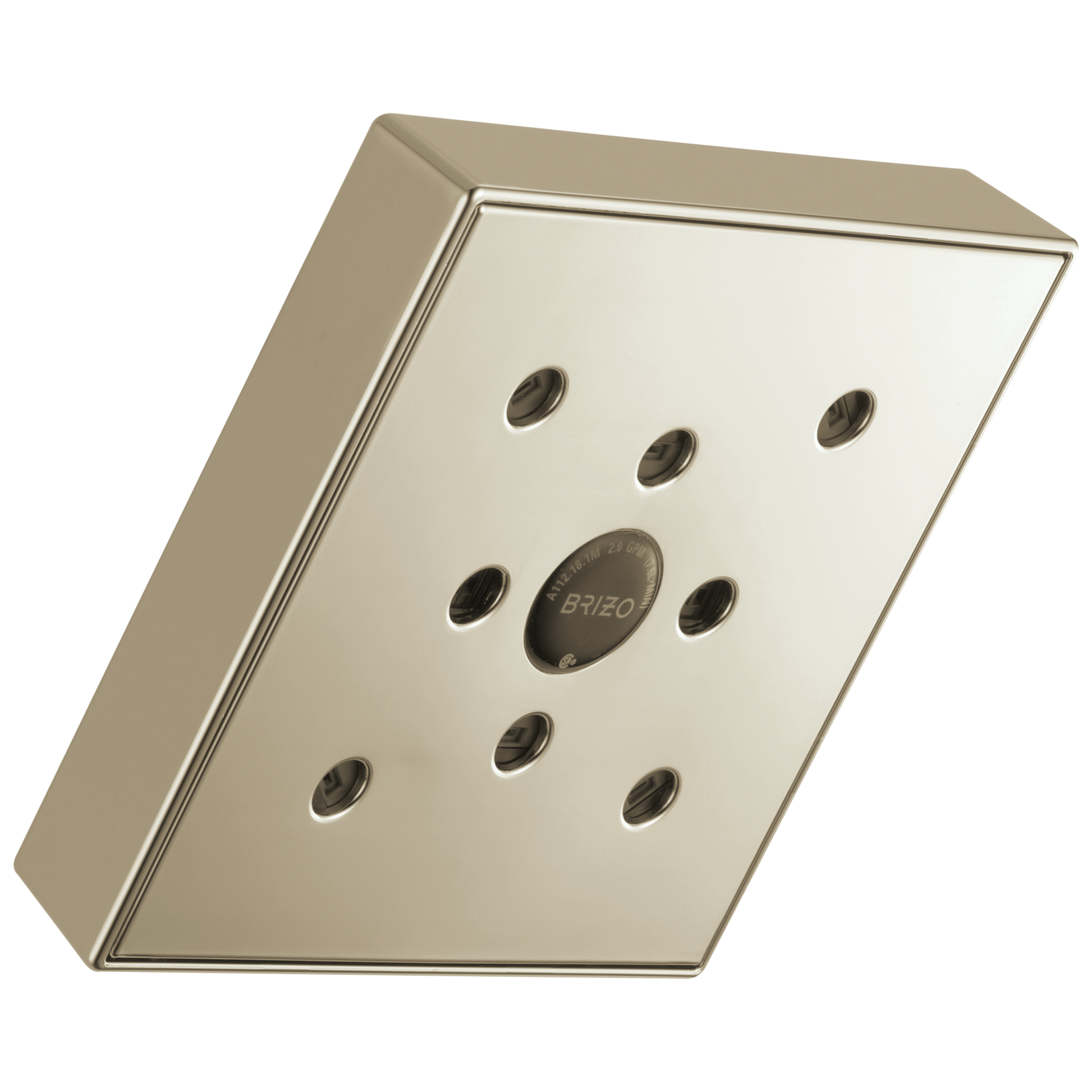 Brizo Universal Showering: 5” Linear Square H<sub>2</sub>Okinetic<sup></sup> Single Function Wall Mount Showerhead