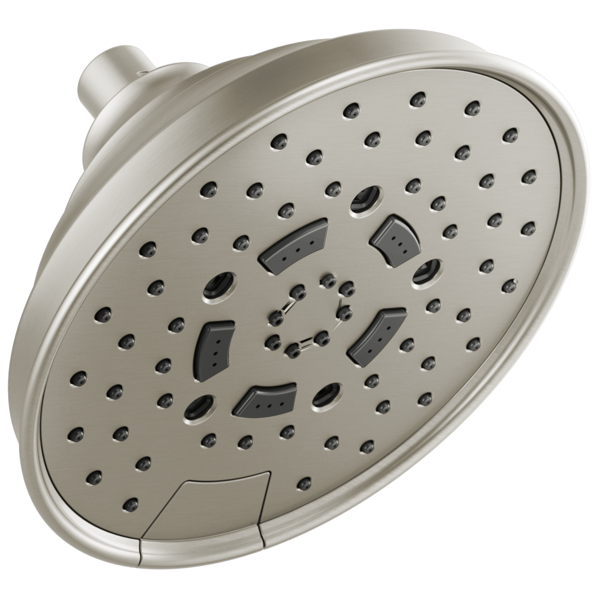 Brizo Universal Showering: 7" Classic Round H2Okinetic Multi-Function Wall Mount Shower Head - 1.75 GPM