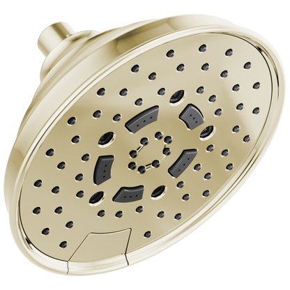 Brizo Universal Showering: 7" Classic Round H2Okinetic Multi-Function Wall Mount Shower Head - 1.75 GPM