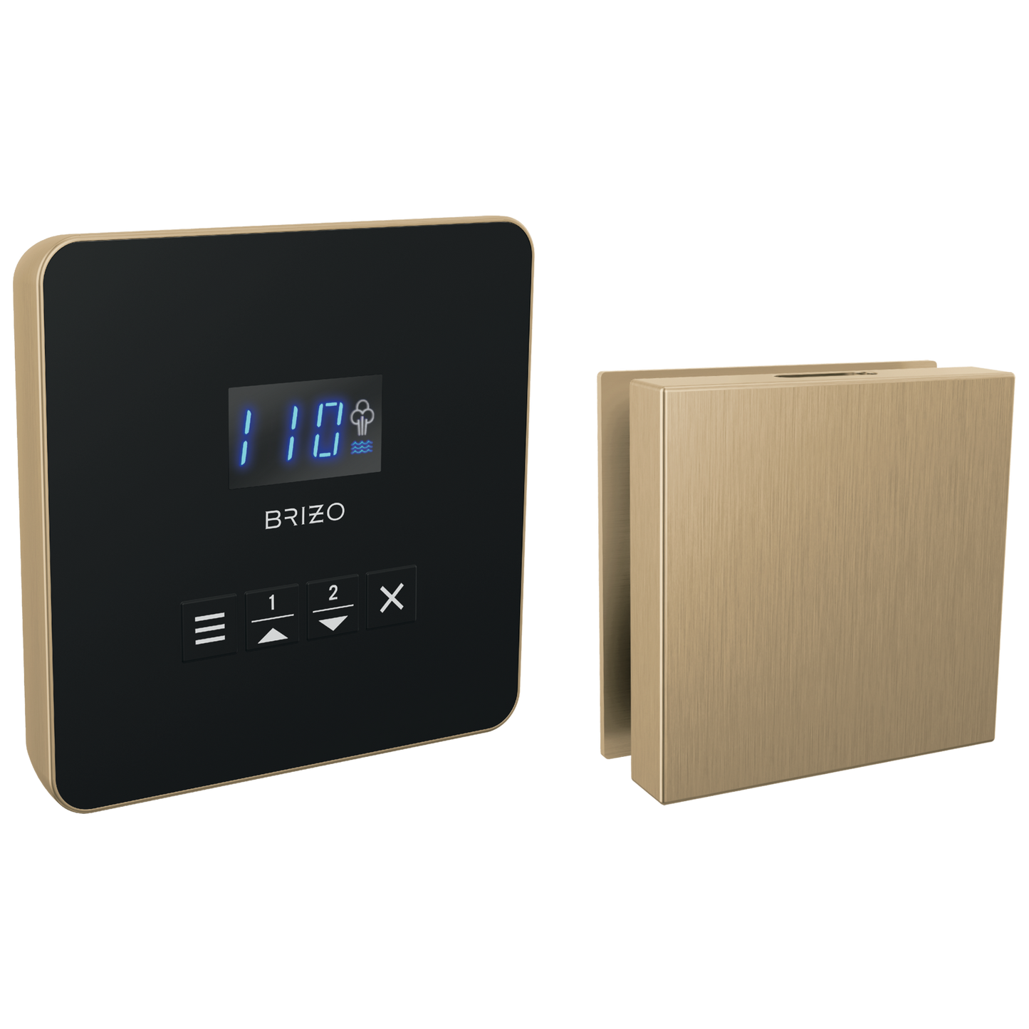 Brizo : Square Steam Set