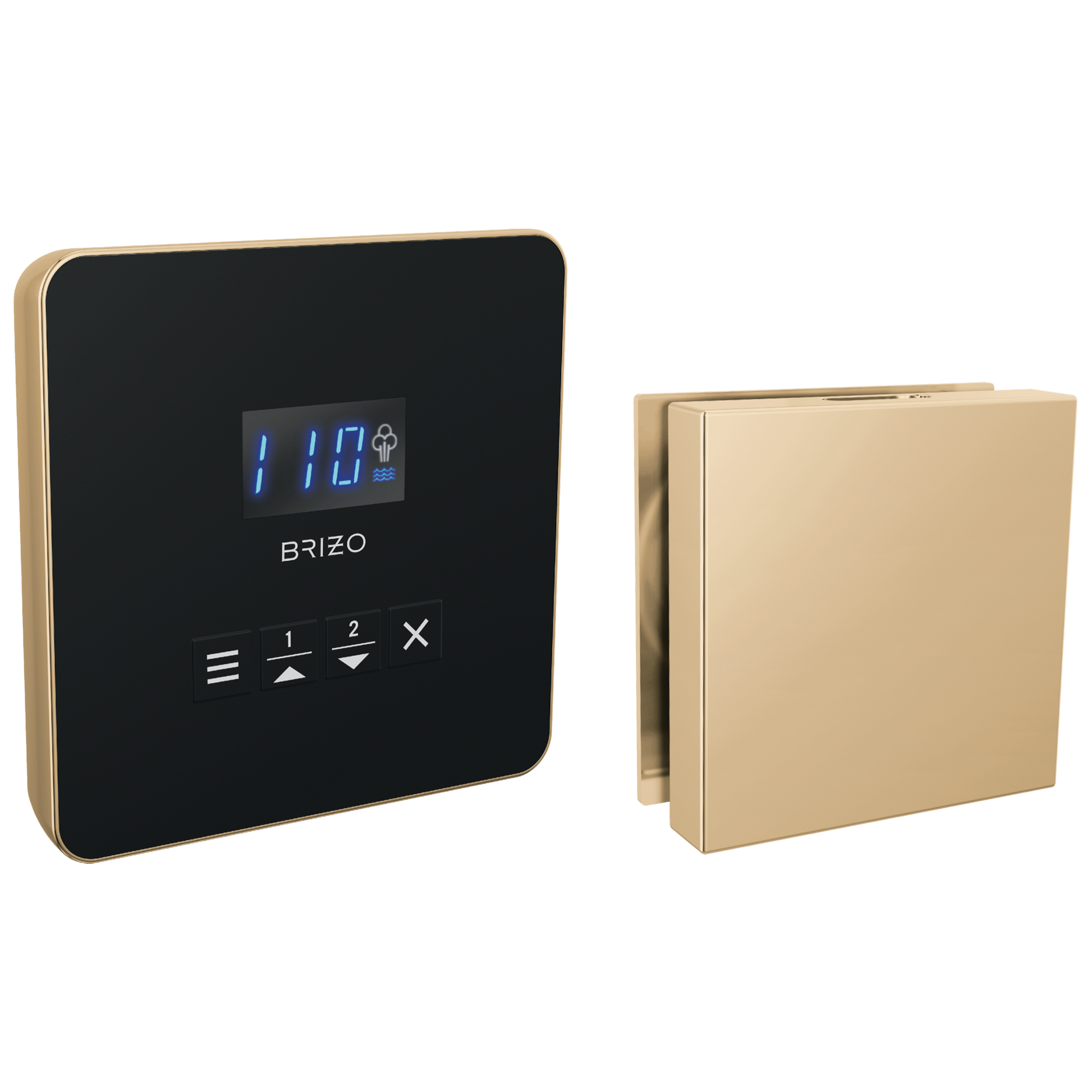 Brizo : Square Steam Set
