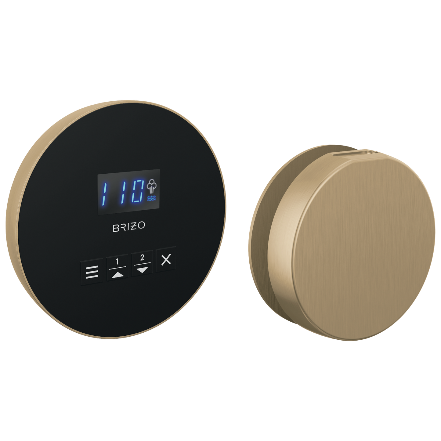 Brizo : Round Steam Set