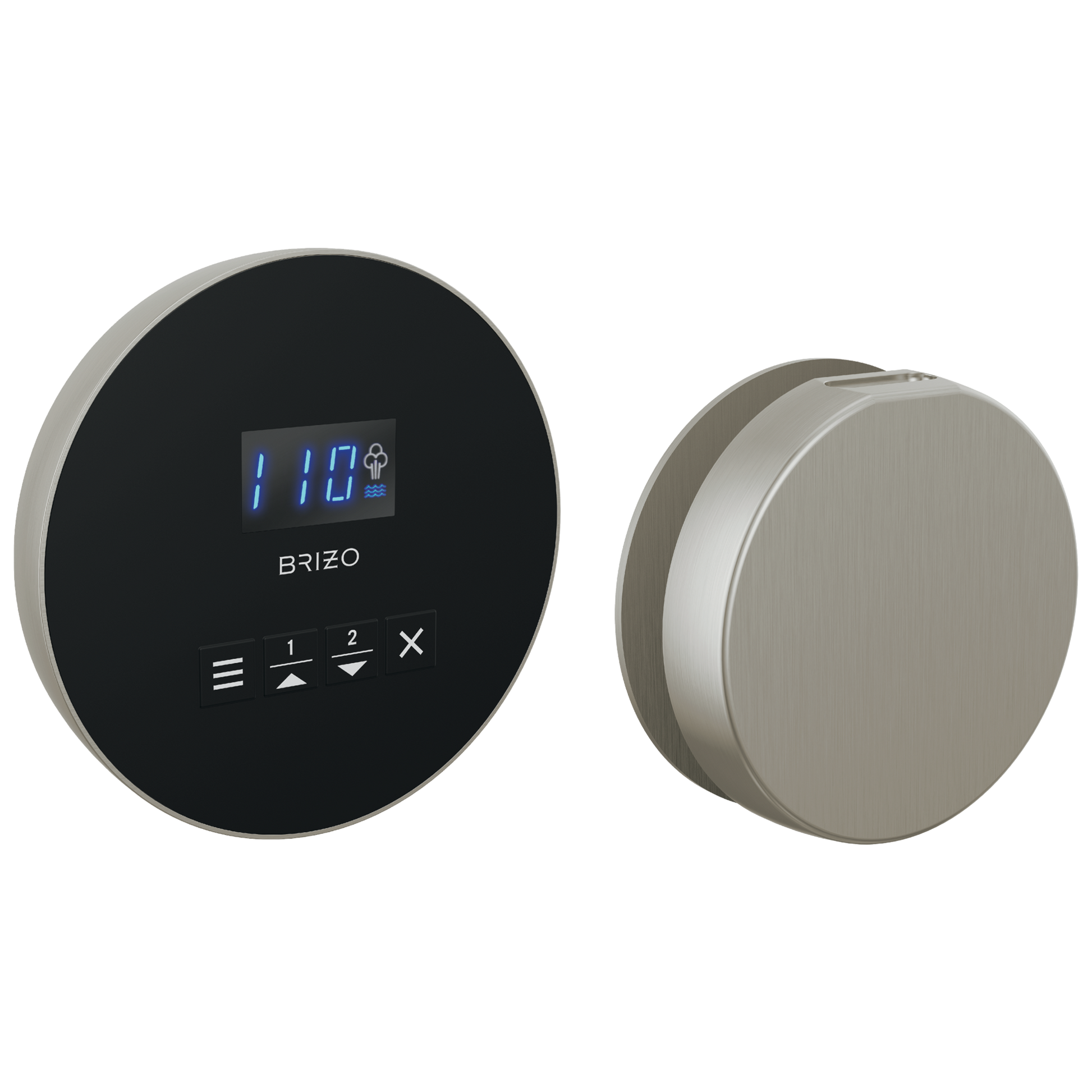Brizo : Round Steam Set