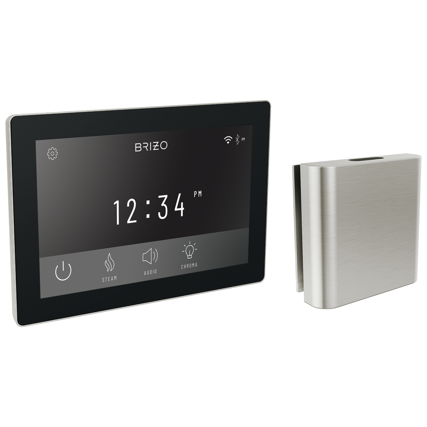 Brizo : Digital + Square Steam Set