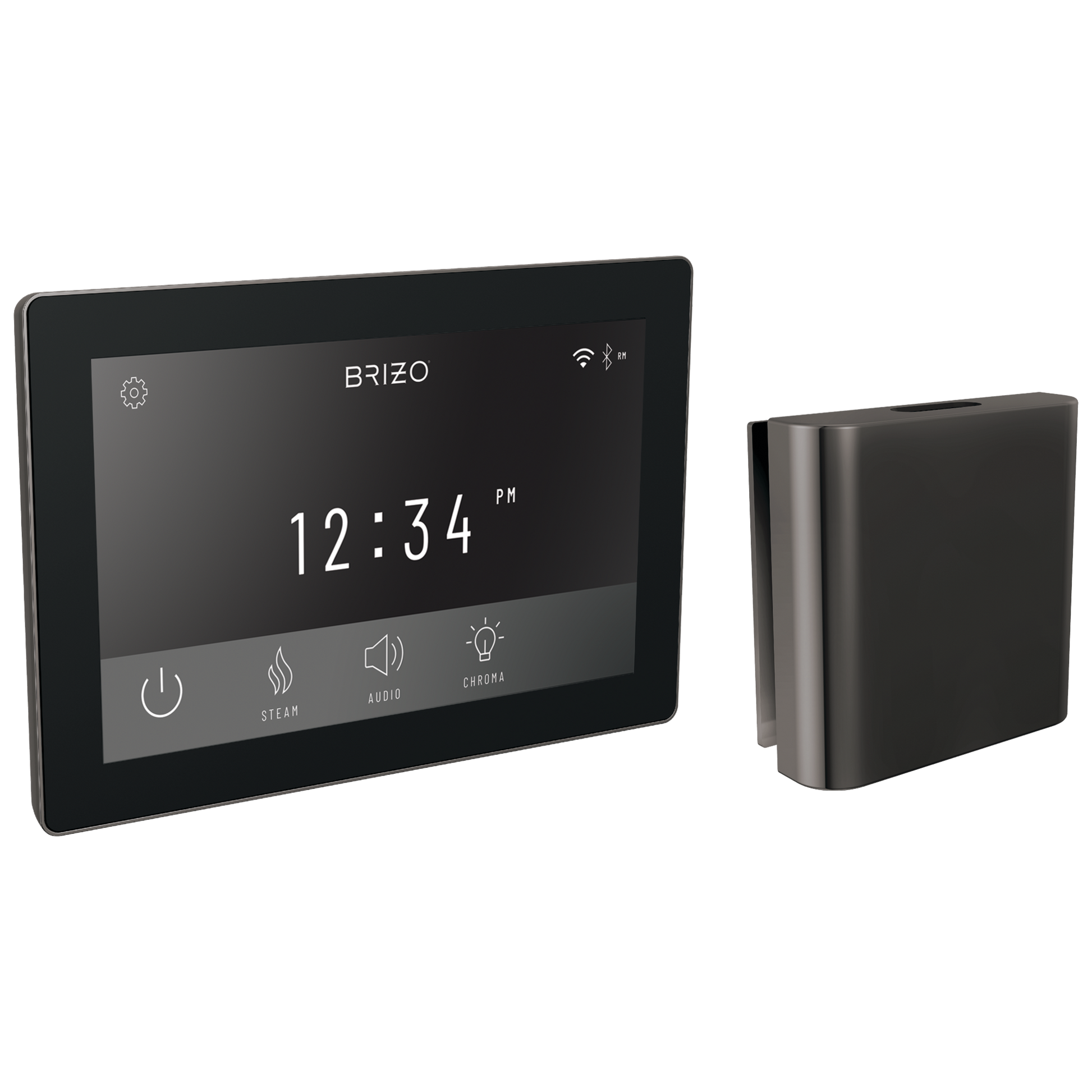 Brizo : Digital + Square Steam Set