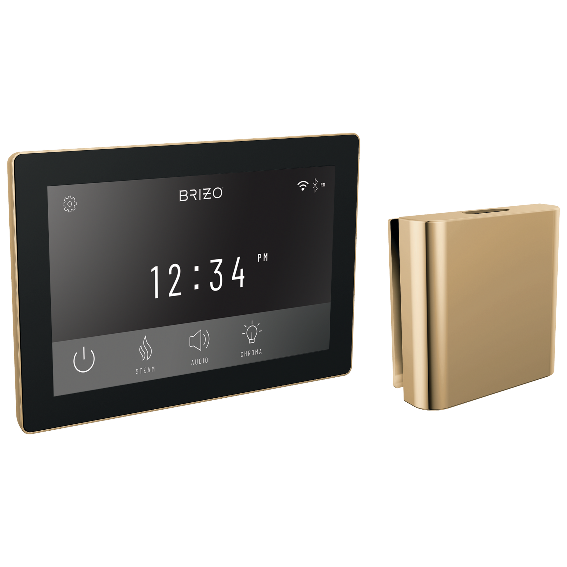 Brizo : Digital + Square Steam Set