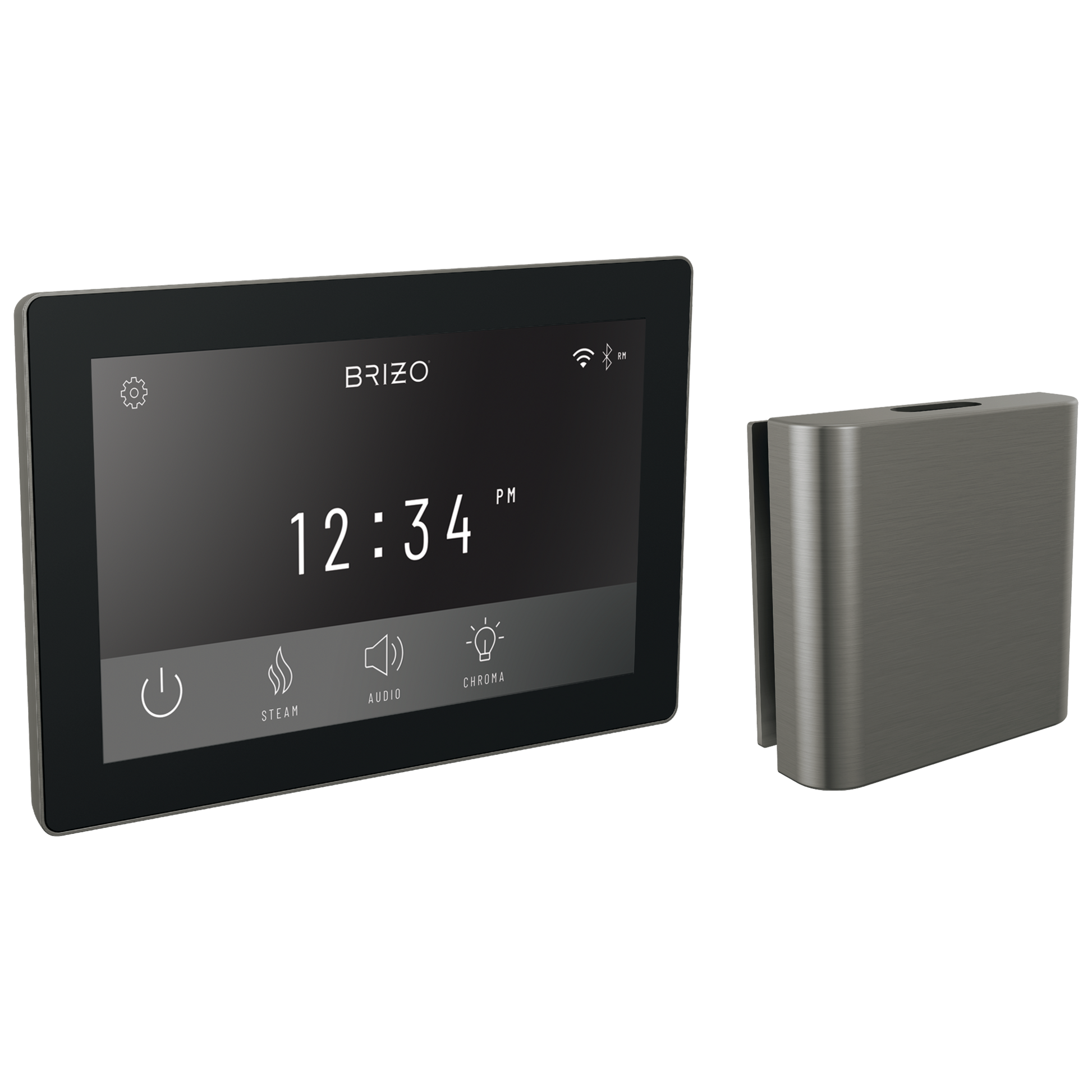 Brizo : Digital + Square Steam Set