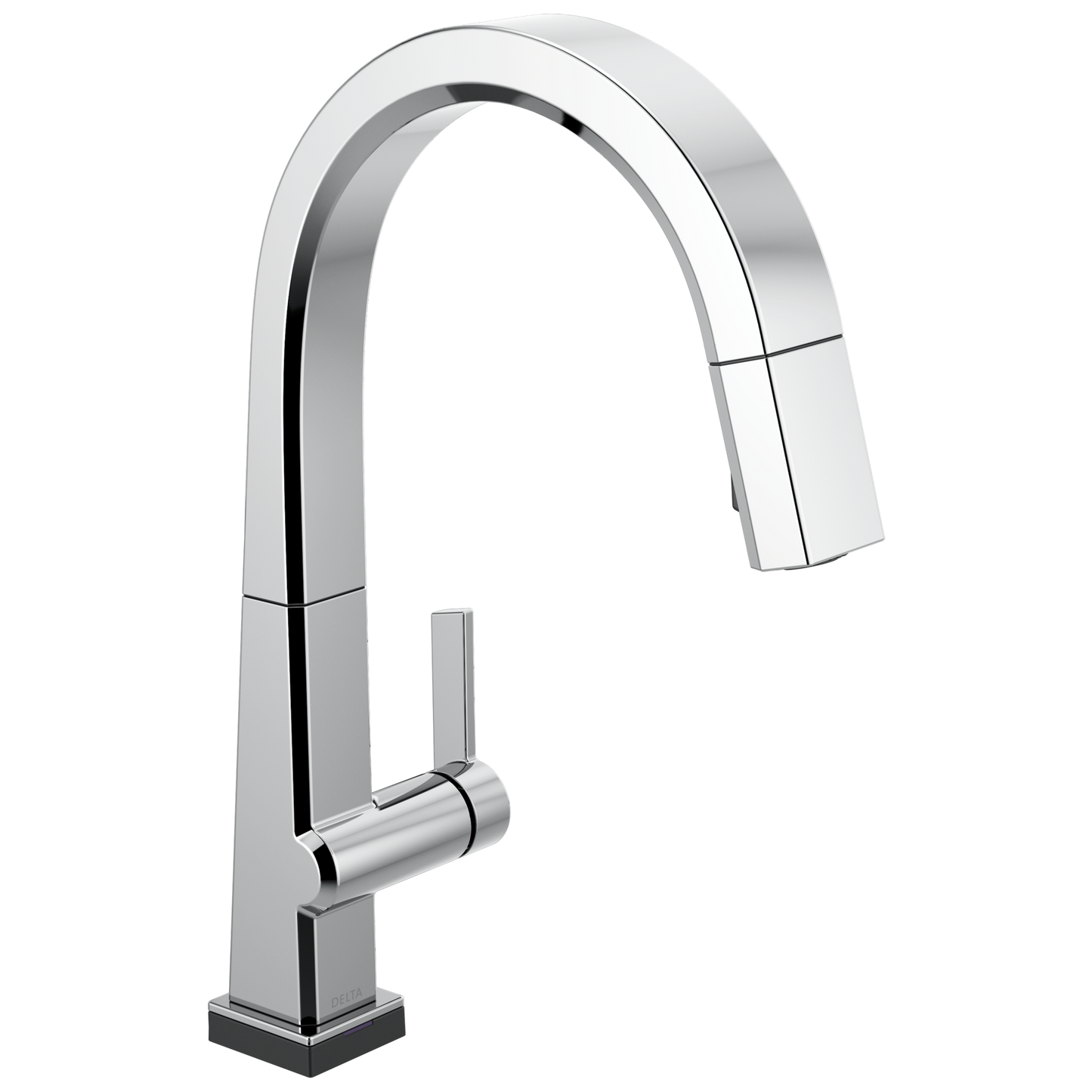 Delta Delta Pivotal™: Single Handle Pull Down Kitchen Faucet with Touch<sub>2</sub>O Technology