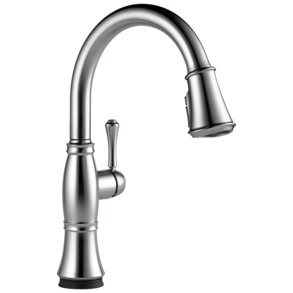 Delta Delta Cassidy™: Single Handle Pull-Down Kitchen Faucet with Touch<sub>2</sub>O and ShieldSpray Technologies