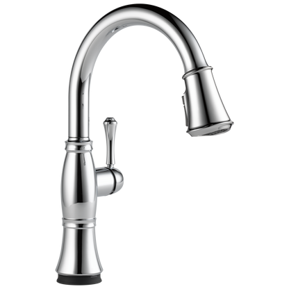 Delta Delta Cassidy™: Single Handle Pull-Down Kitchen Faucet with Touch<sub>2</sub>O and ShieldSpray Technologies