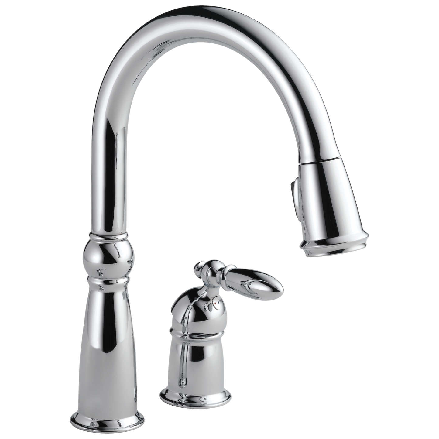 Delta 955-DST Victorian Single Handle Pull-down Kitchen Faucet
