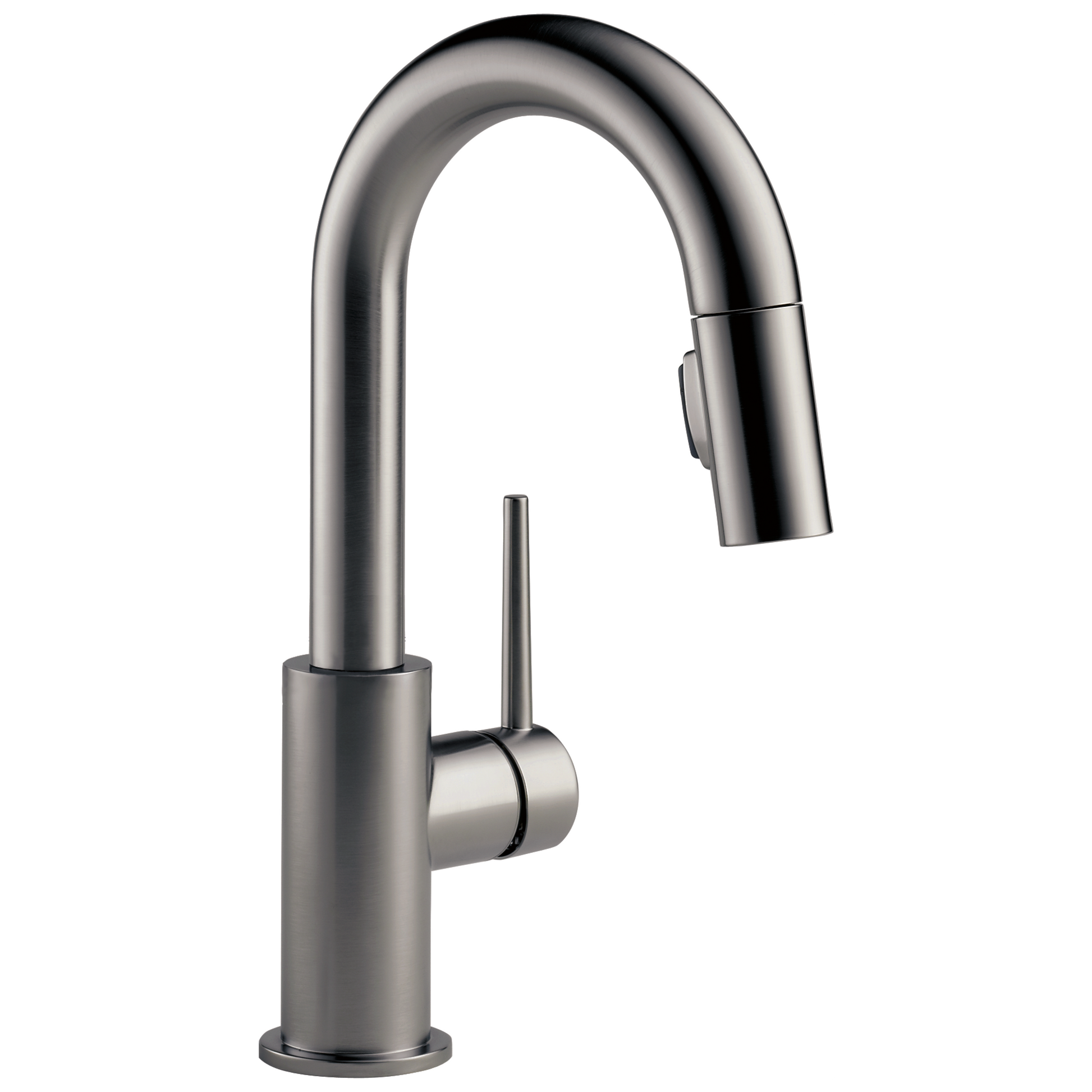 Delta Delta Trinsic: Single Handle Pull-Down Bar/Prep Kitchen Limited Swivel