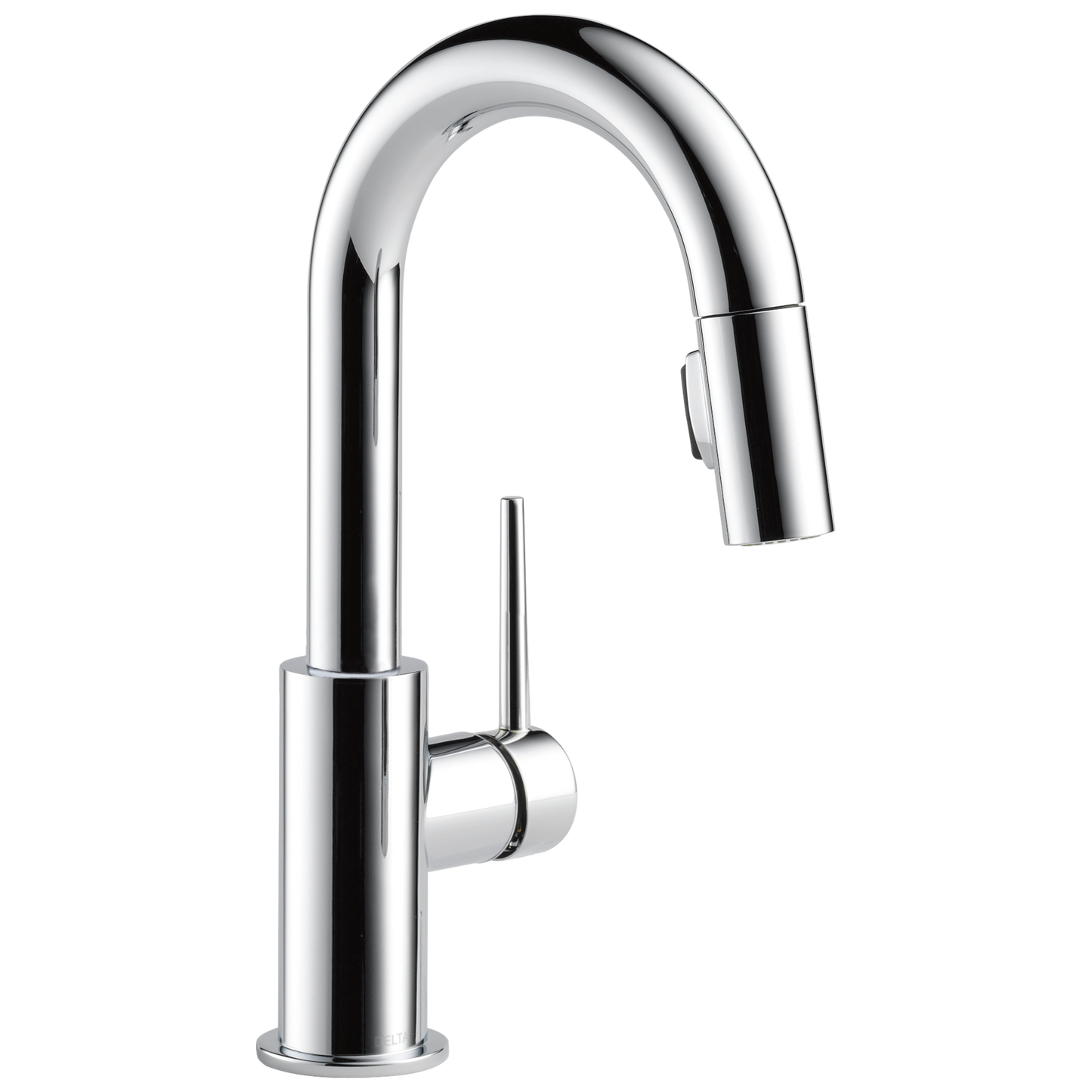 Delta Delta Trinsic: Single Handle Pull-Down Bar/Prep Kitchen Limited Swivel
