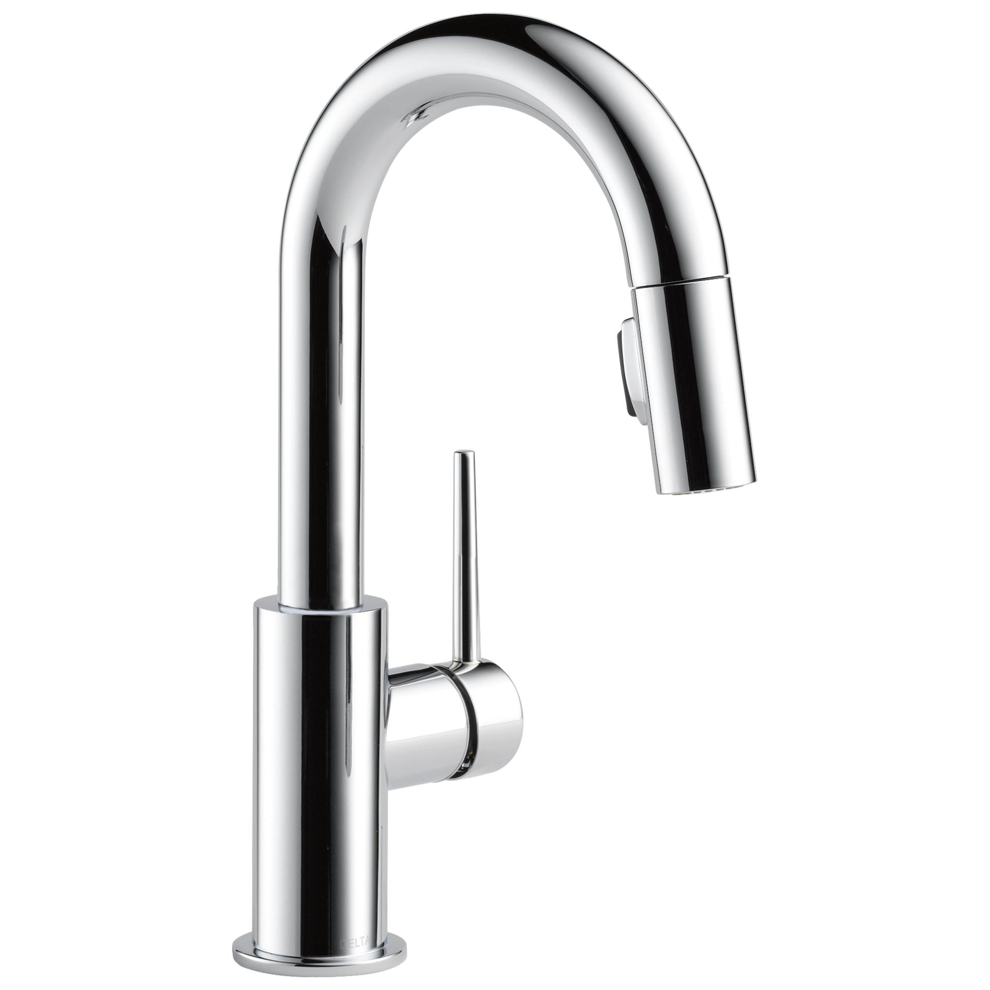 Delta Delta Trinsic: Single Handle Pull-Down Bar/Prep Kitchen Limited Swivel