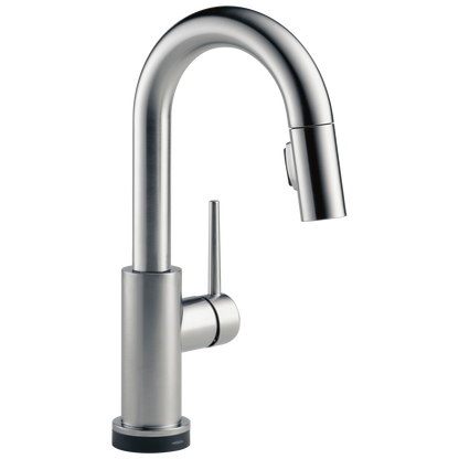 Delta 9959T-DST Trinsic Single Handle Pull-Down Bar / Prep Faucet with Touch2O Technology