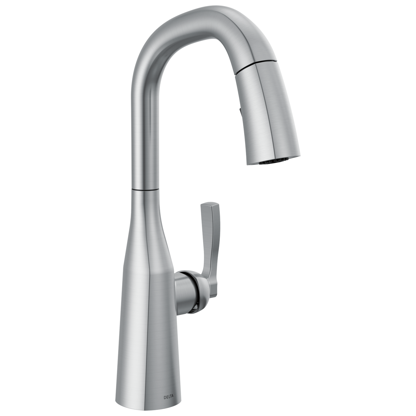 Delta Stryke: Single Handle Pull-Down Bar/Prep Faucet