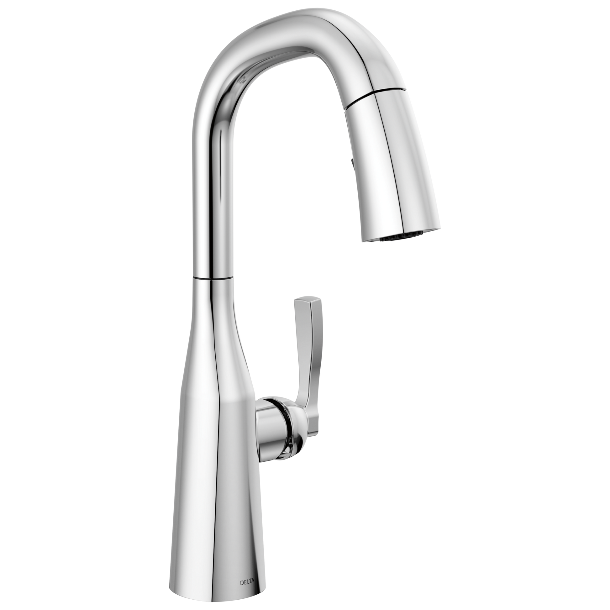 Delta Stryke: Single Handle Pull-Down Bar/Prep Faucet