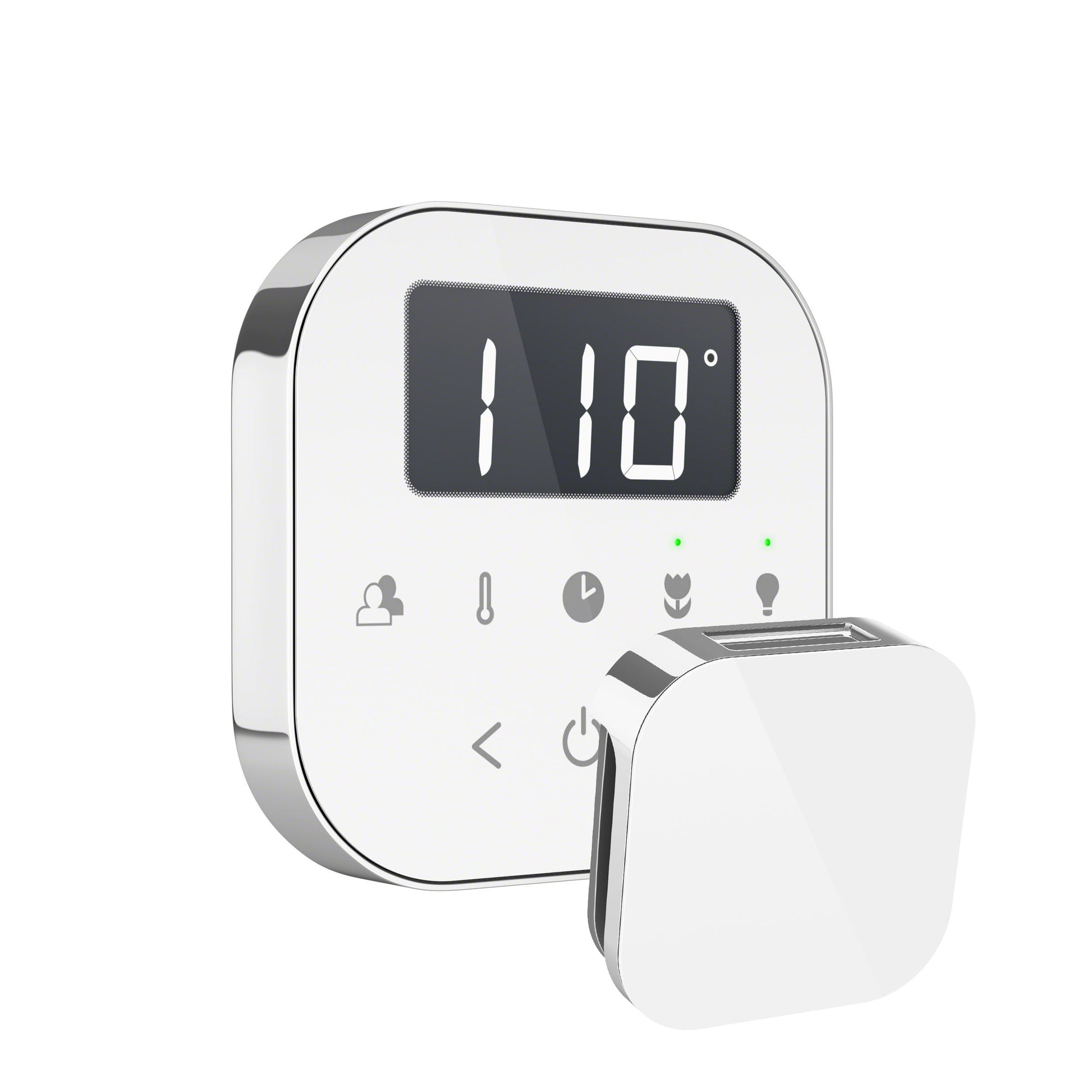 Mr. Steam AIRTWH-PC AirTempo® White in Polished Chrome