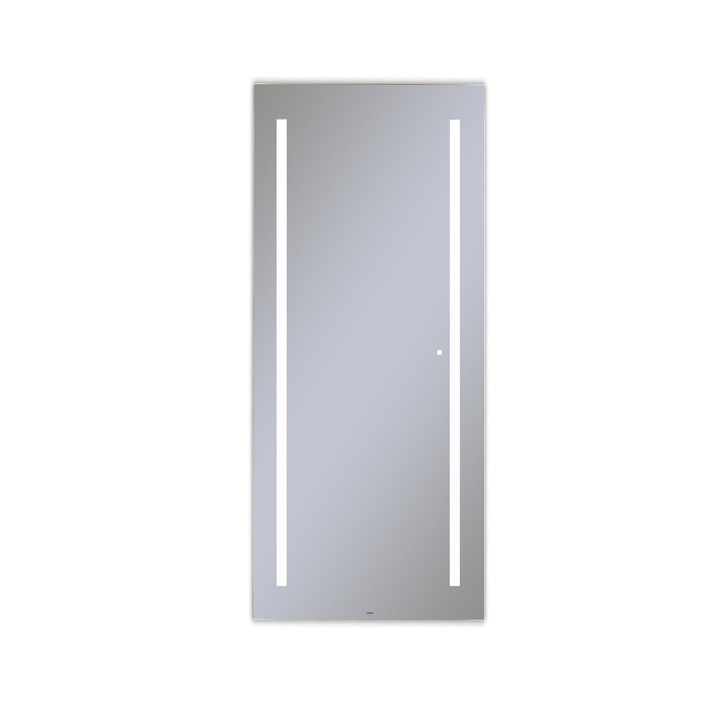 AiO 29-1/8" x 69-7/8" x 1-1/2" full length lighted mirror with LUM lighting at 4000 kelvin temperature (cool light), dimmable and USB charging ports