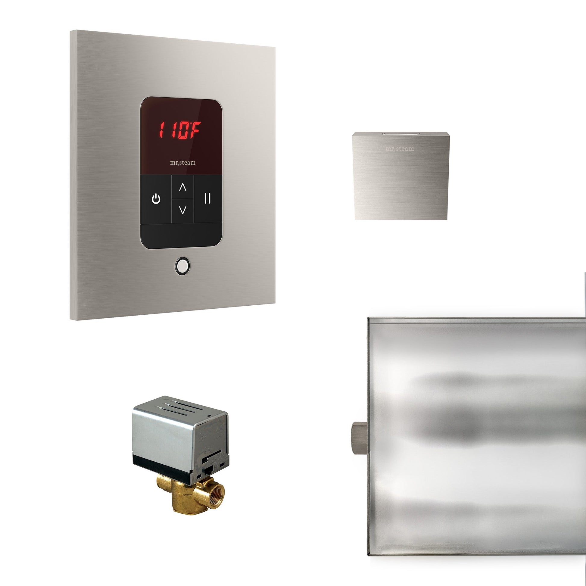 Mr. Steam BBUTLERSBN Basic Butler® Square in Brushed Nickel
