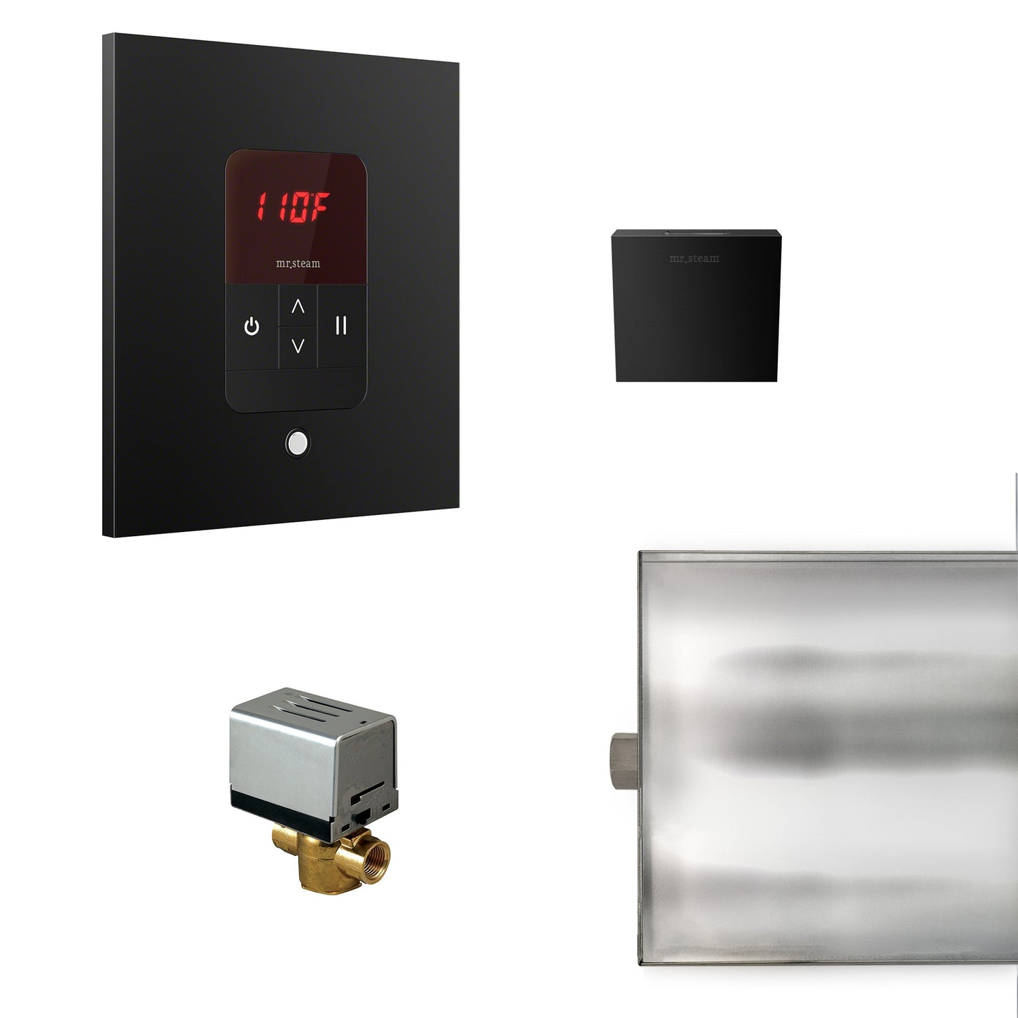 Mr. Steam BBUTLERSMB Basic Butler® Square in Matte Black