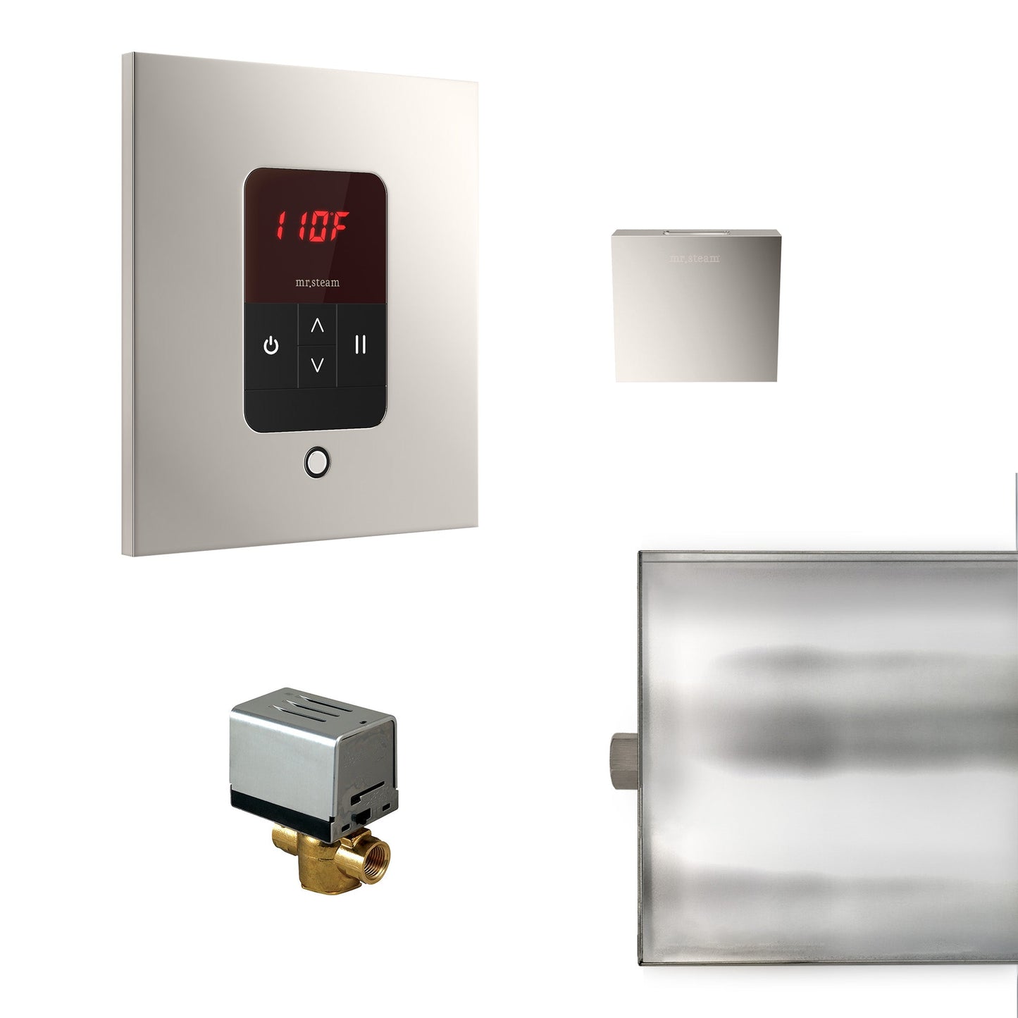 Mr. Steam BBUTLERSPN Basic Butler® Square in Polished Nickel