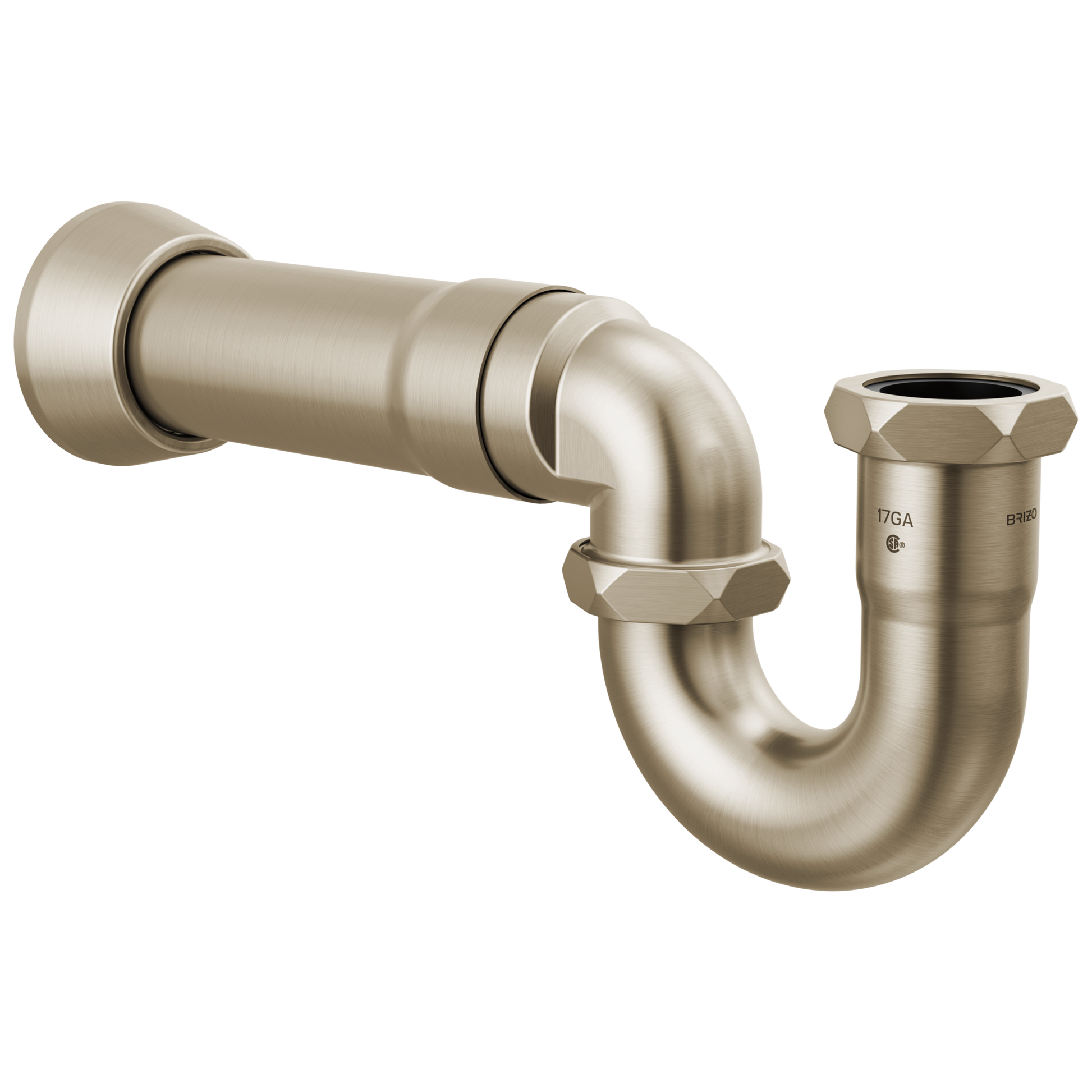 Brizo : 17-Gauge P-Trap with Flange
