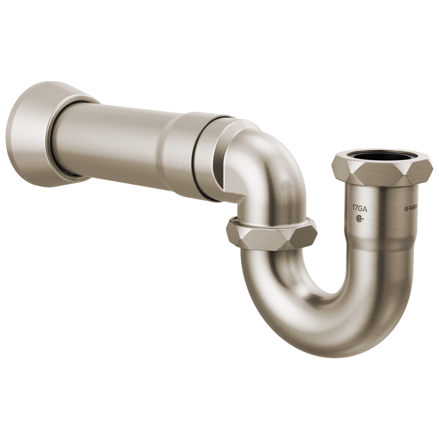 Brizo : 17-Gauge P-Trap with Flange