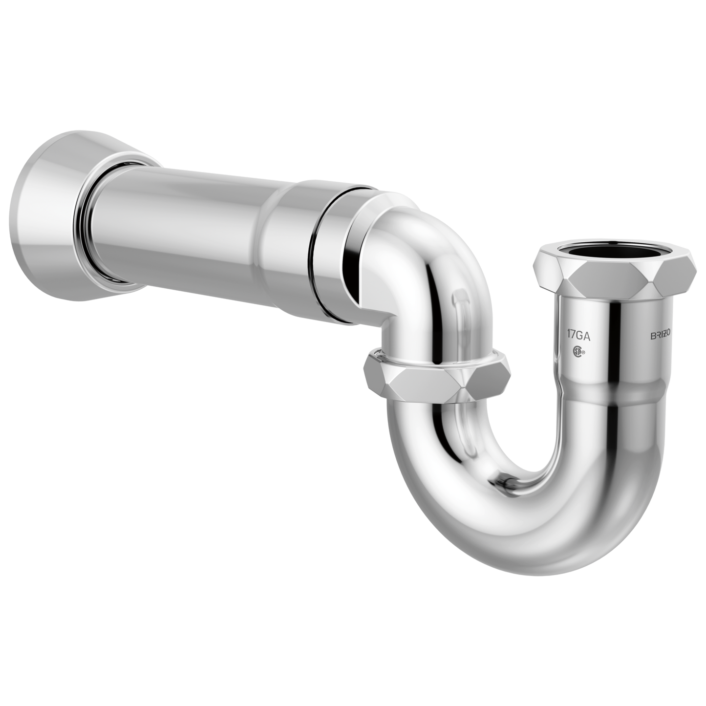 Brizo : 17-Gauge P-Trap with Flange