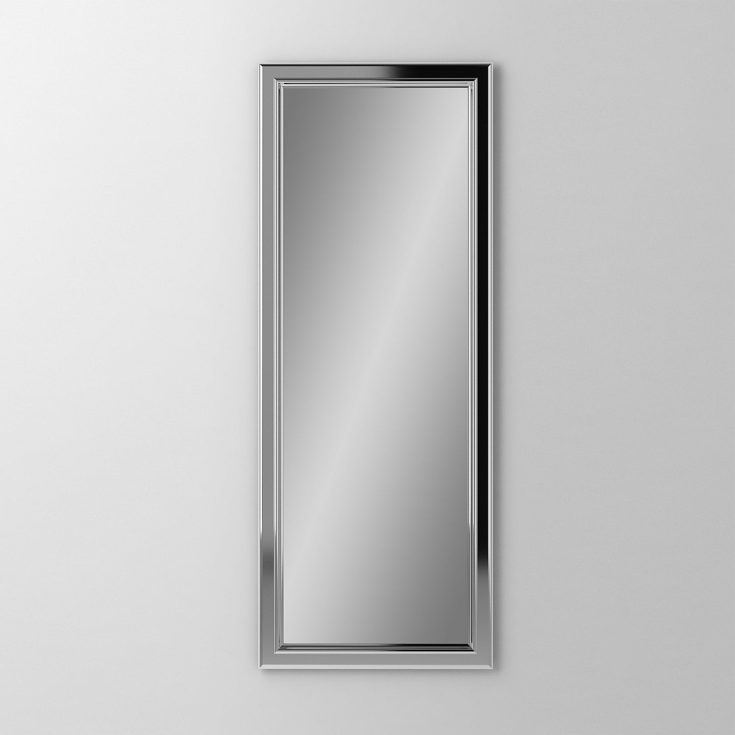 Main Line 15-1/4" x 39-3/8" x 6" bryn mawr framed cabinet in classic gray interior and polished nickel finish with right hinge and electric option