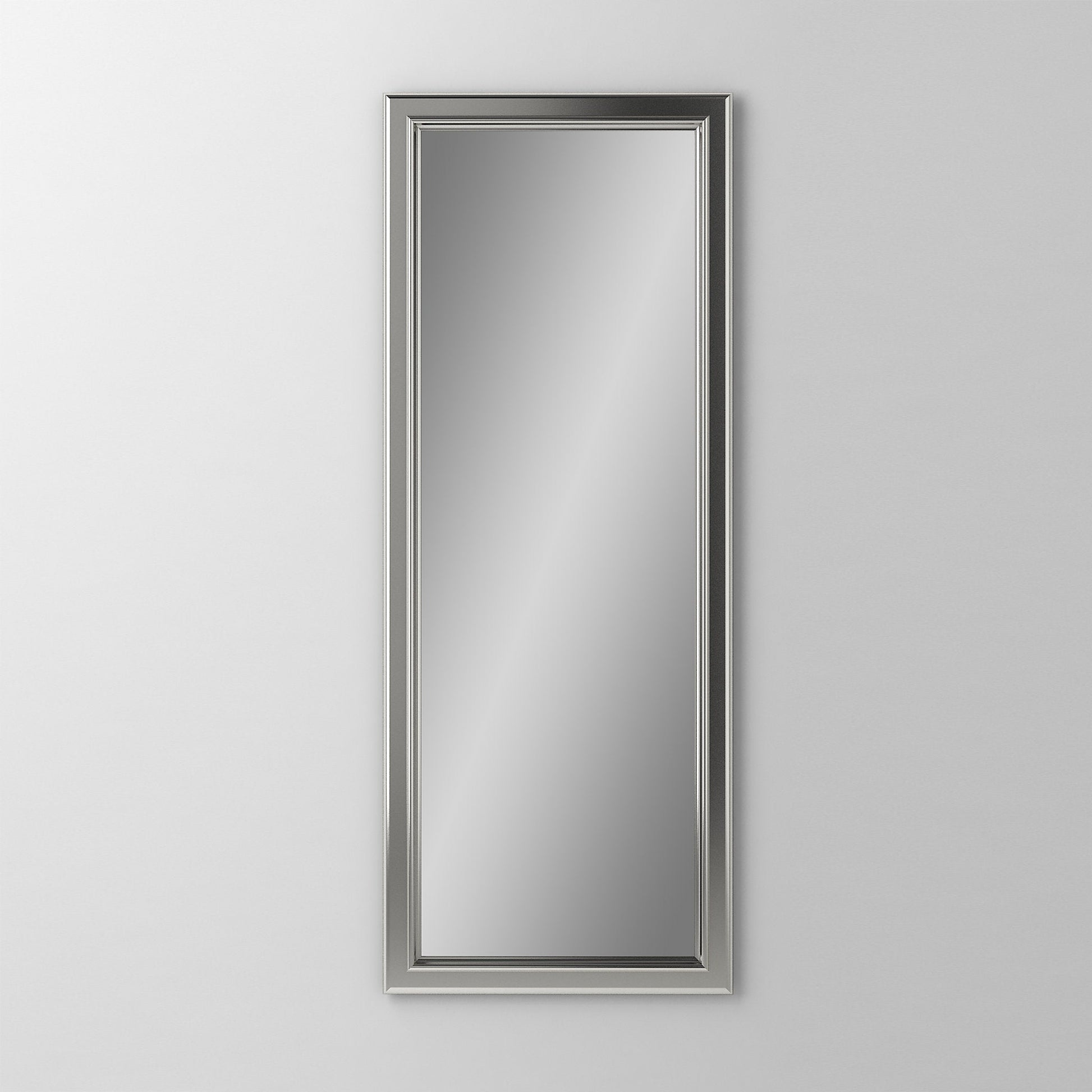 Main Line 19-1/4" x 39-3/8" x 4" bryn mawr framed cabinet in satin nickel finish with right hinge and electric option