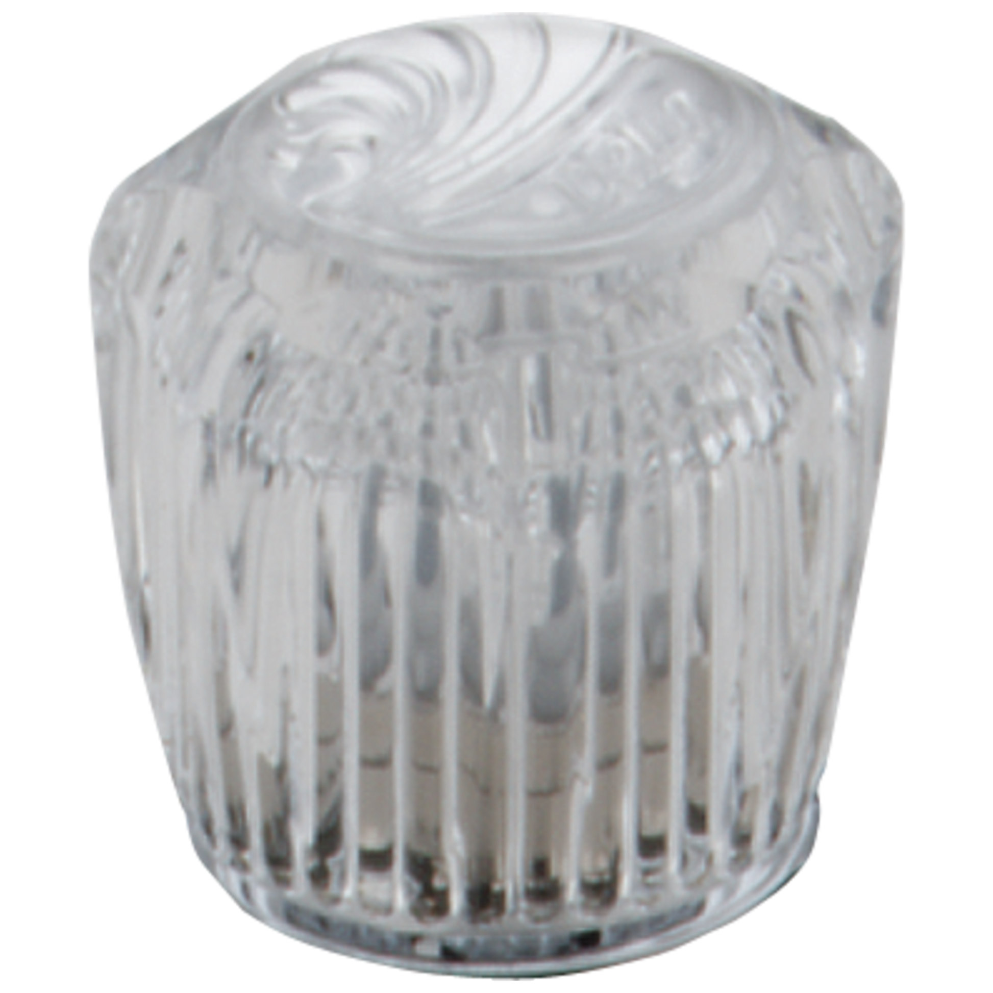 Delta H21 Two Traditional/Classic Clear Diverter Knob Handles