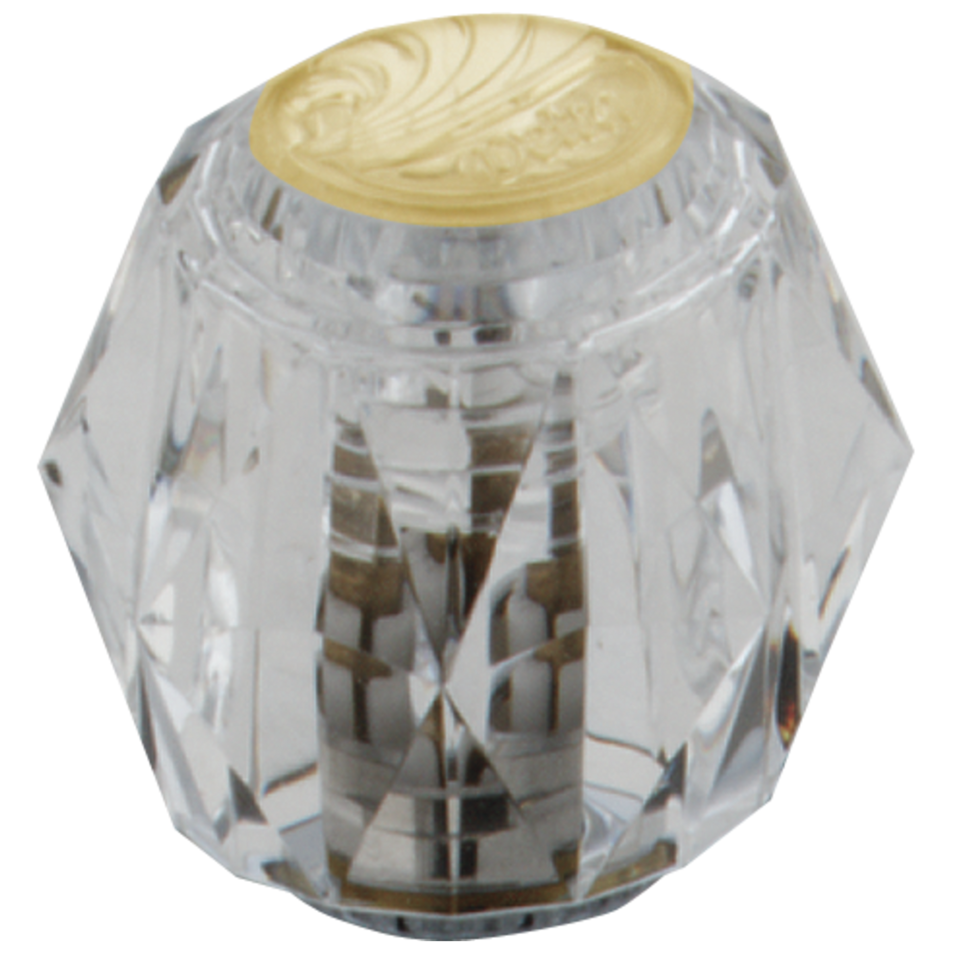 Delta H51 Standard One Traditional/Classic Clear Knob Handle