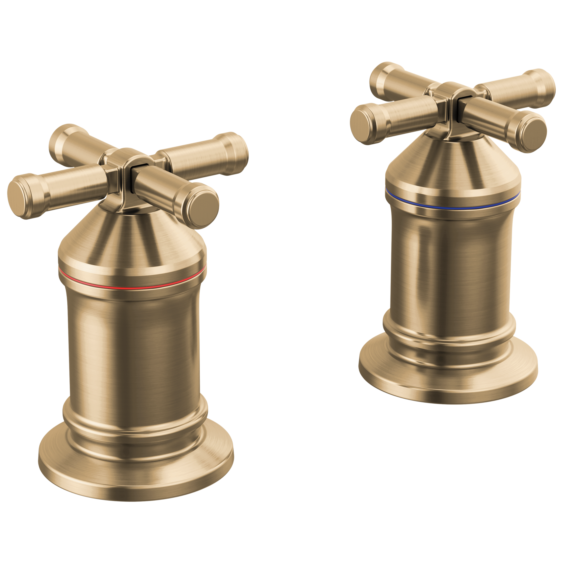 Delta Broderick: 2 Handle Roman Tub handle Kit-Cross
