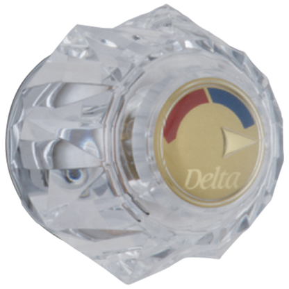 Delta H71 Clear Knob Handle Kit - Tub and Shower