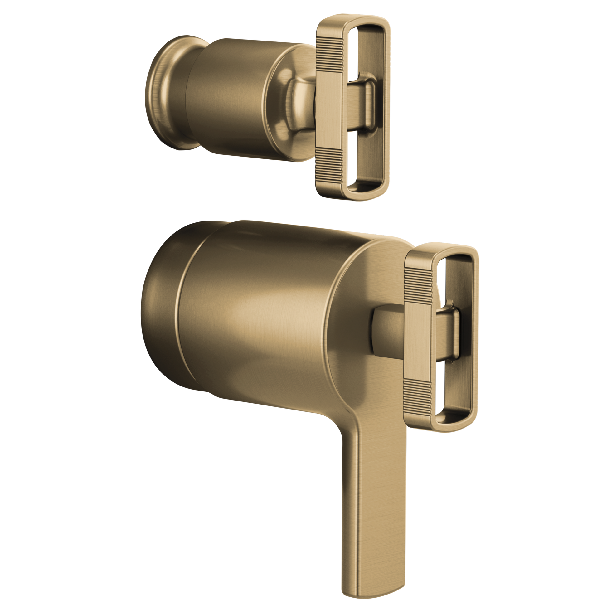 Brizo Kintsu: TempAssure Thermostatic Valve with Diverter Trim Knob Handle Kit