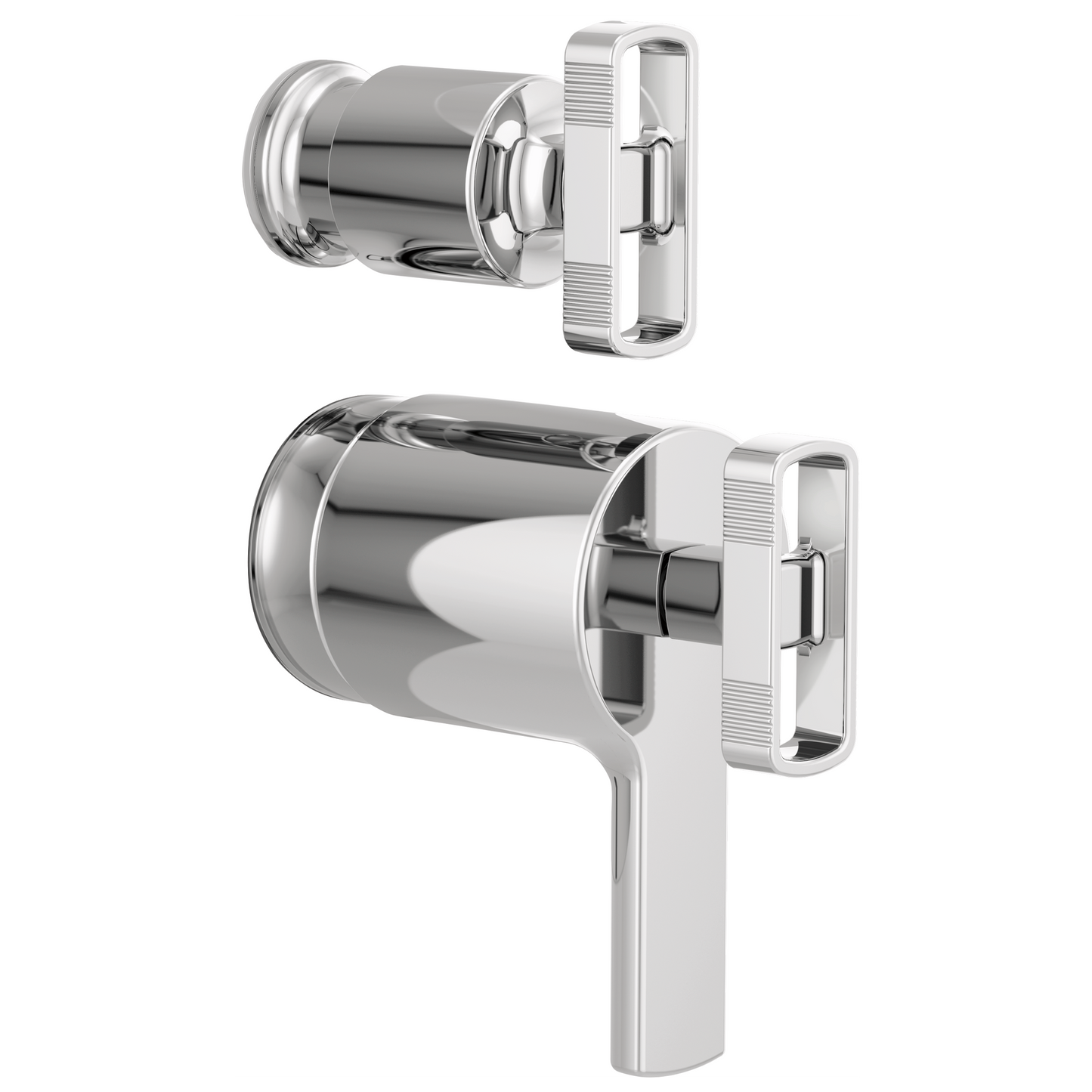 Brizo Kintsu: TempAssure Thermostatic Valve with Diverter Trim Knob Handle Kit